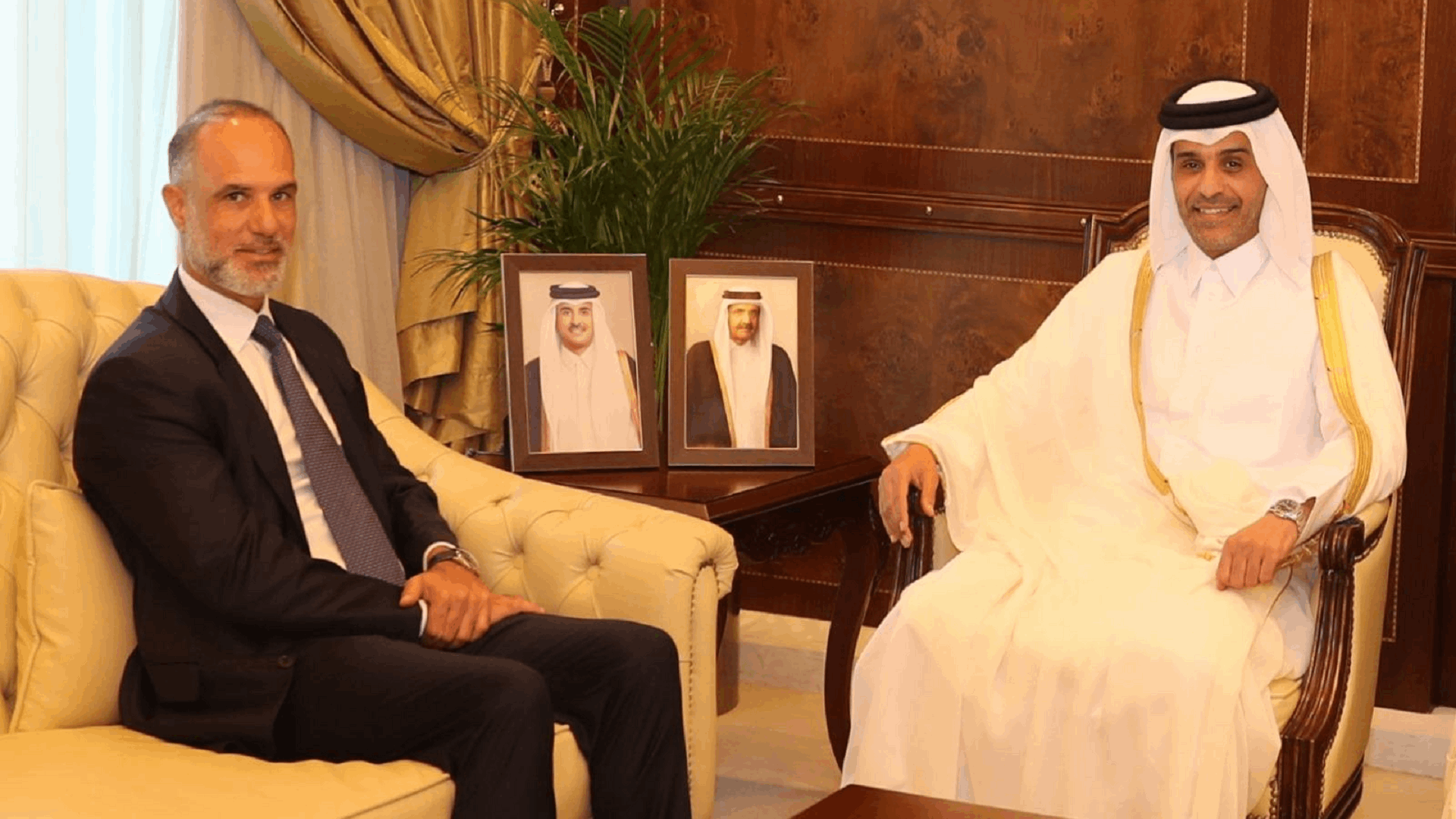 وزير الأشغال التقى وزير المواصلات القطري... وهذا ما جرى بحثه