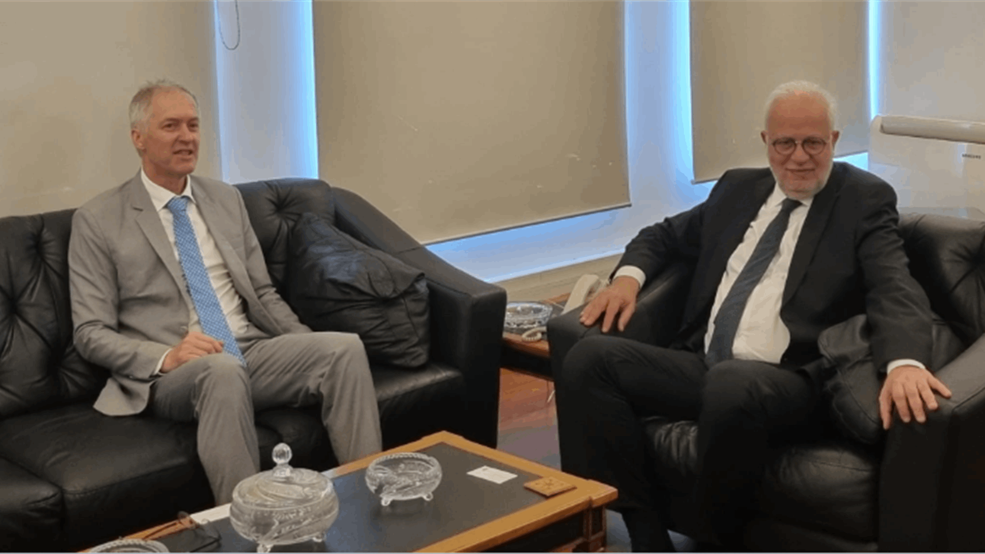وزير العدل بحث وسفير بلجيكا في التعاون القضائي والقانوني