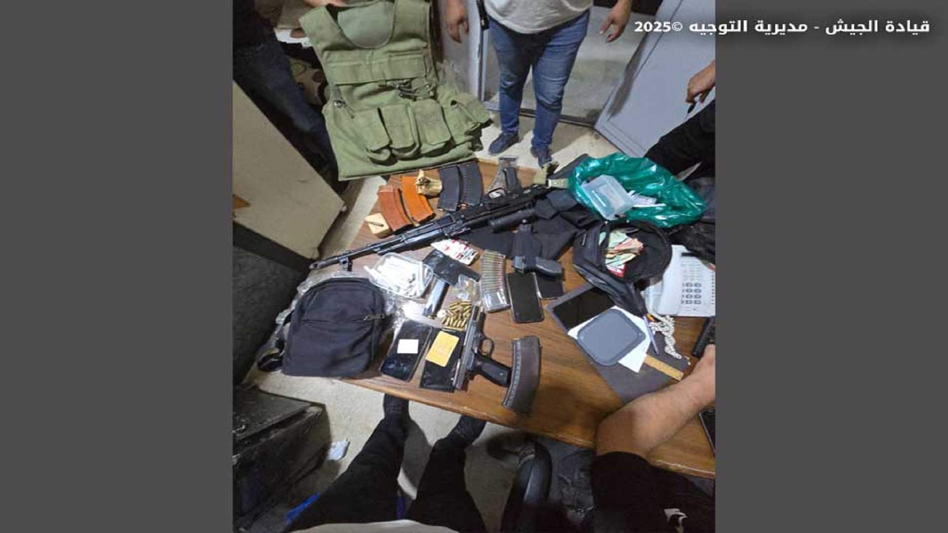 الجيش: عمليات دهم وتوقيف أشخاص على أثر إشكال مسلّح