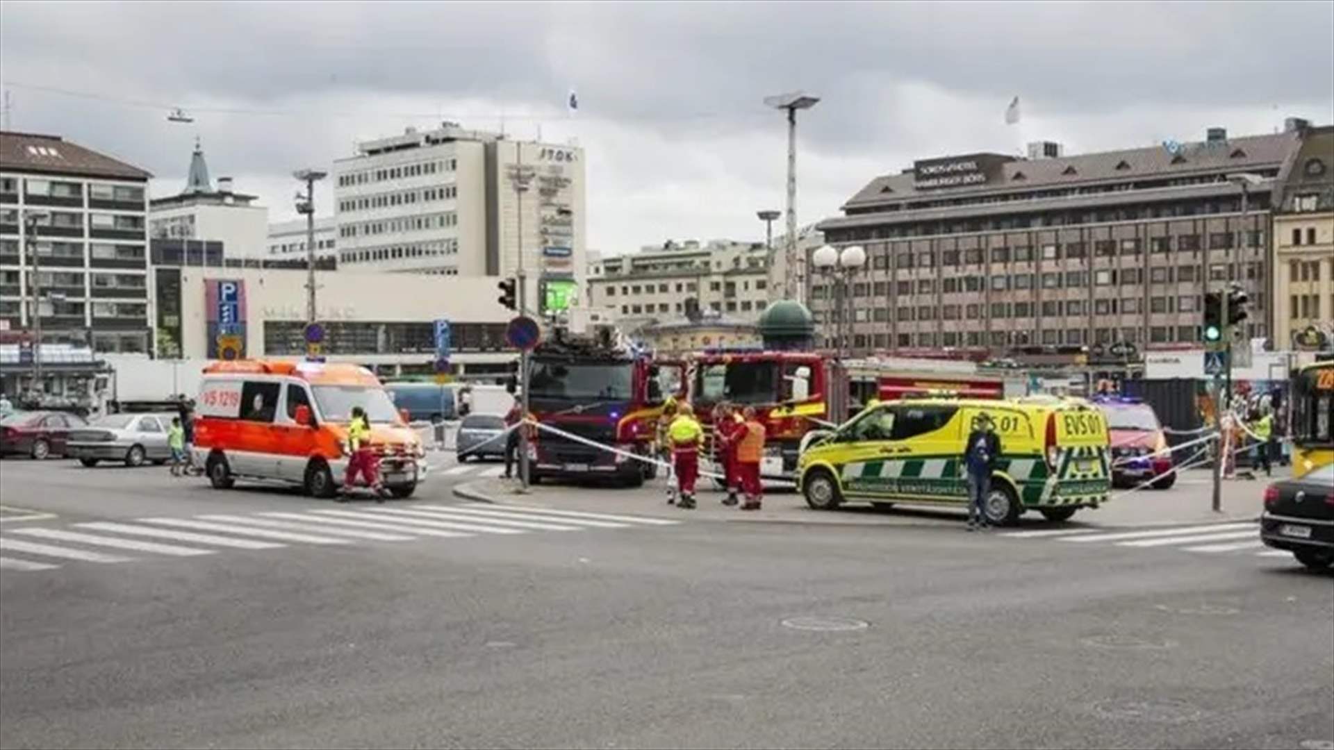 جرحى بعملية طعن في فنلندا وتوقيف المشتبه به 