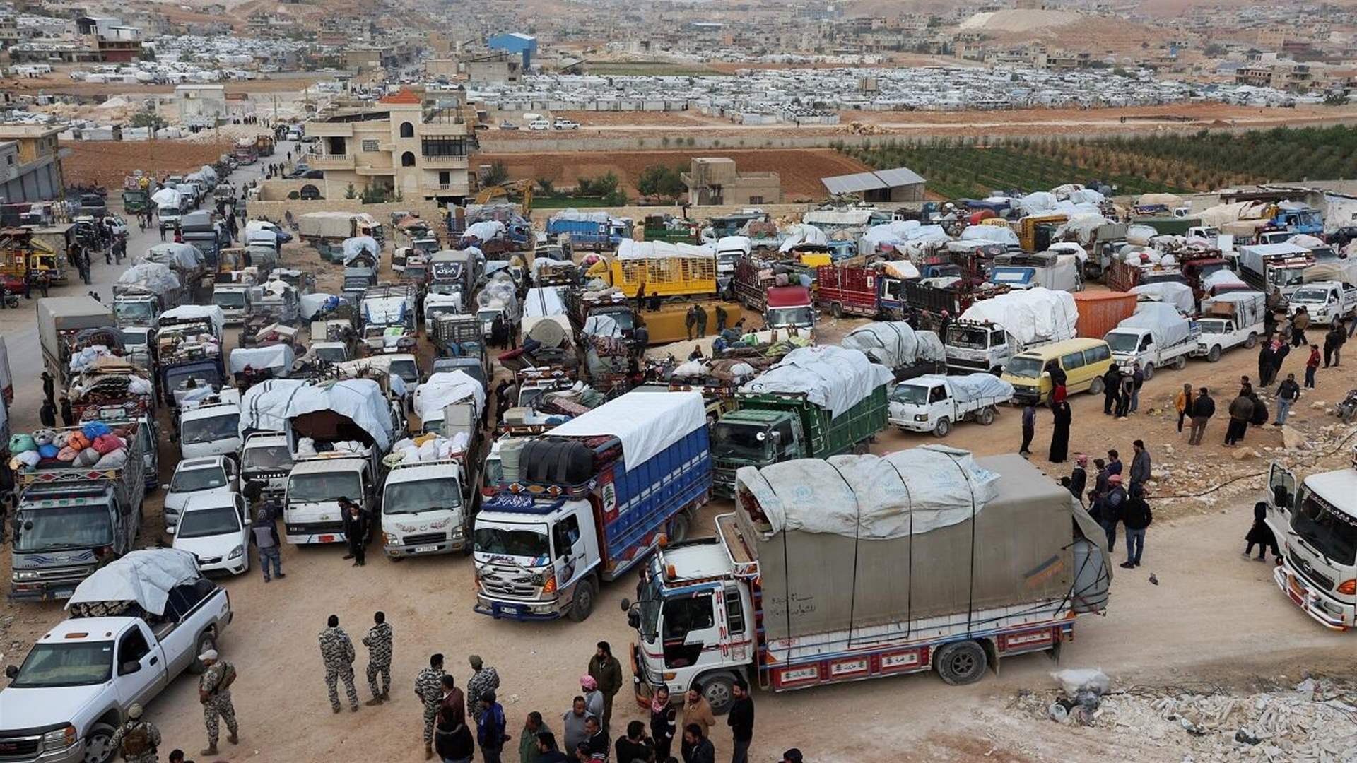بدء عودة السوريين من لبنان في إطار خطة تدعمها الأمم المتحدة