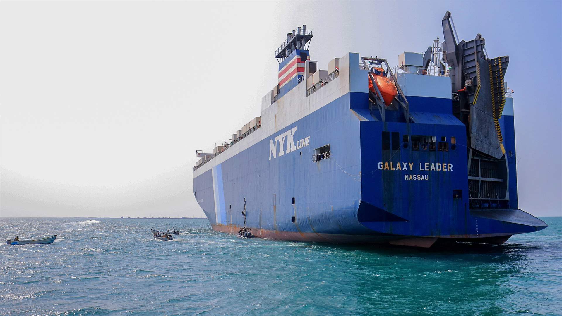 Houthi leader says group won&#39;t permit sea passage of goods related to Israel