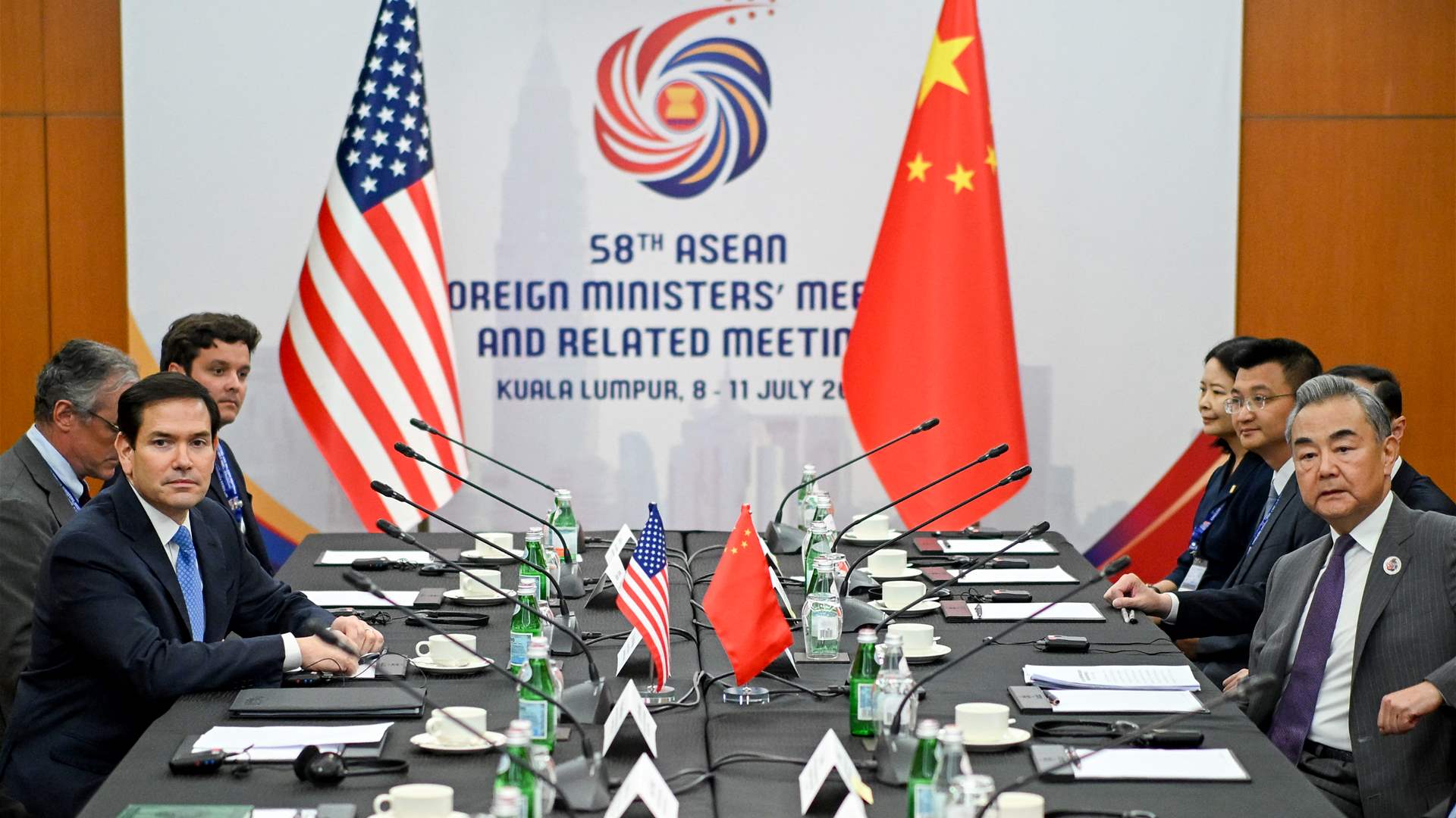 Rubio meets with China&#39;s Wang in Malaysia