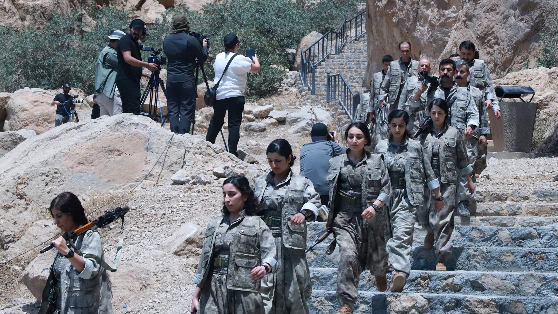 PKK demands leader Ocalan&#39;s release after beginning disarmament: Top commander