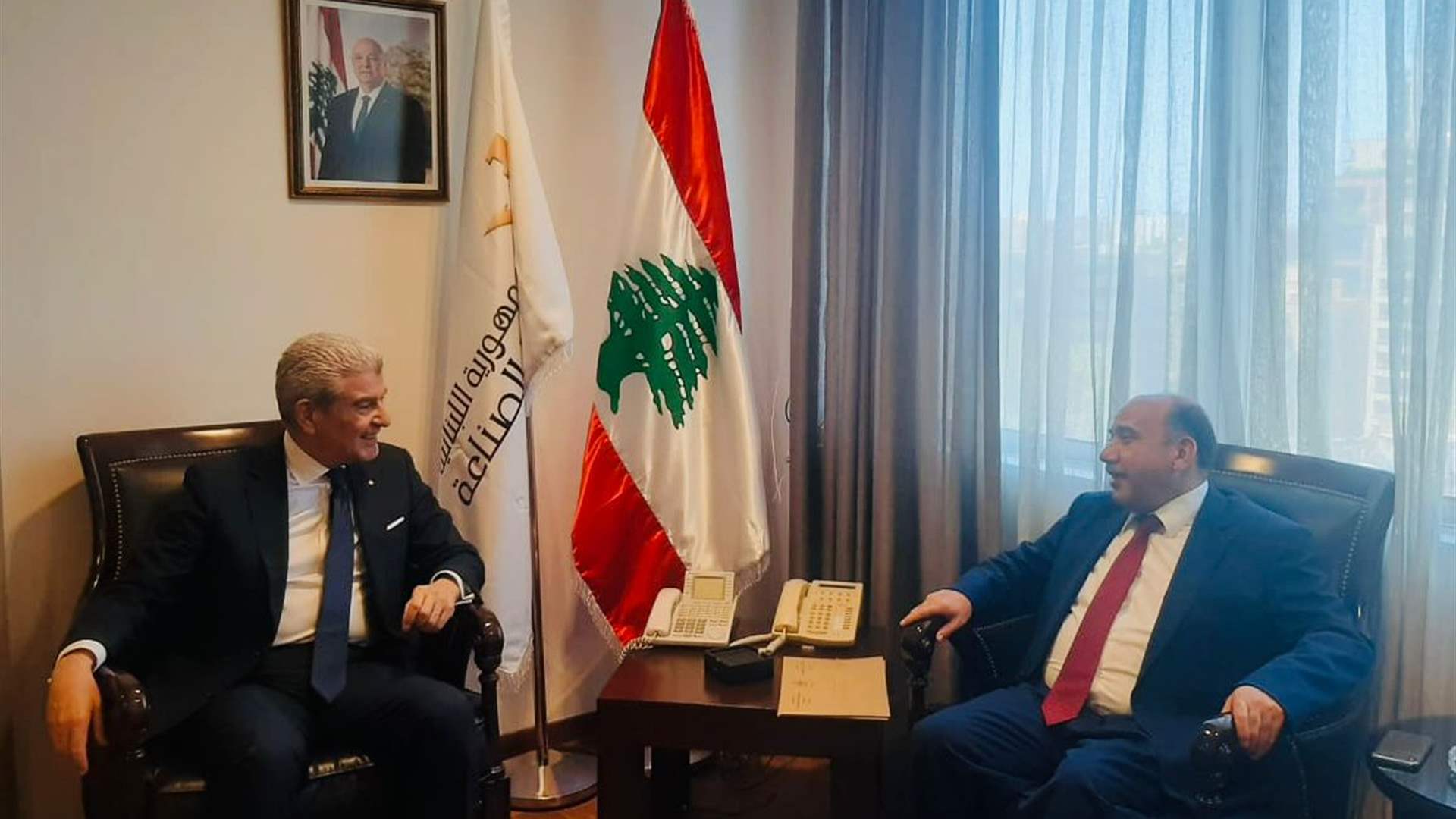 وزير الصناعة التقى سفيري المغرب والأردن
