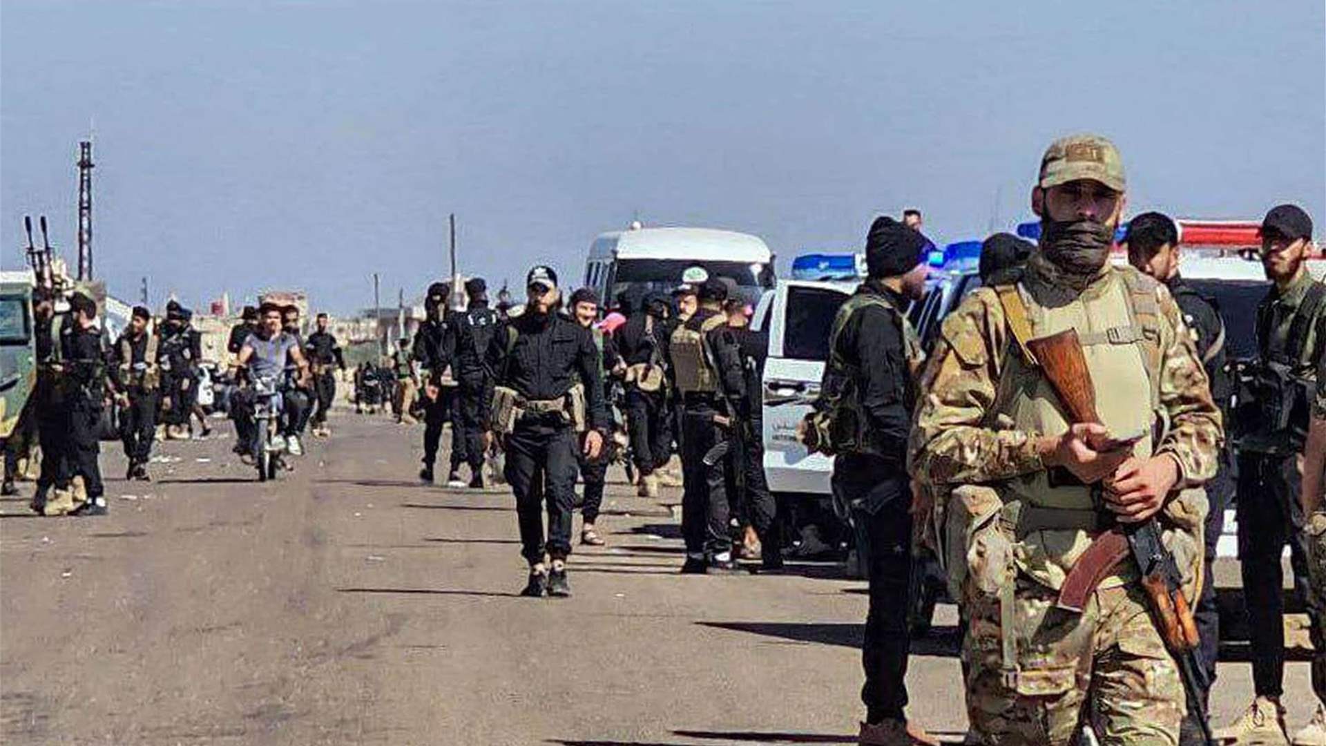 Attacks on Syrian security forces sent to quell sectarian clashes leave 16 dead