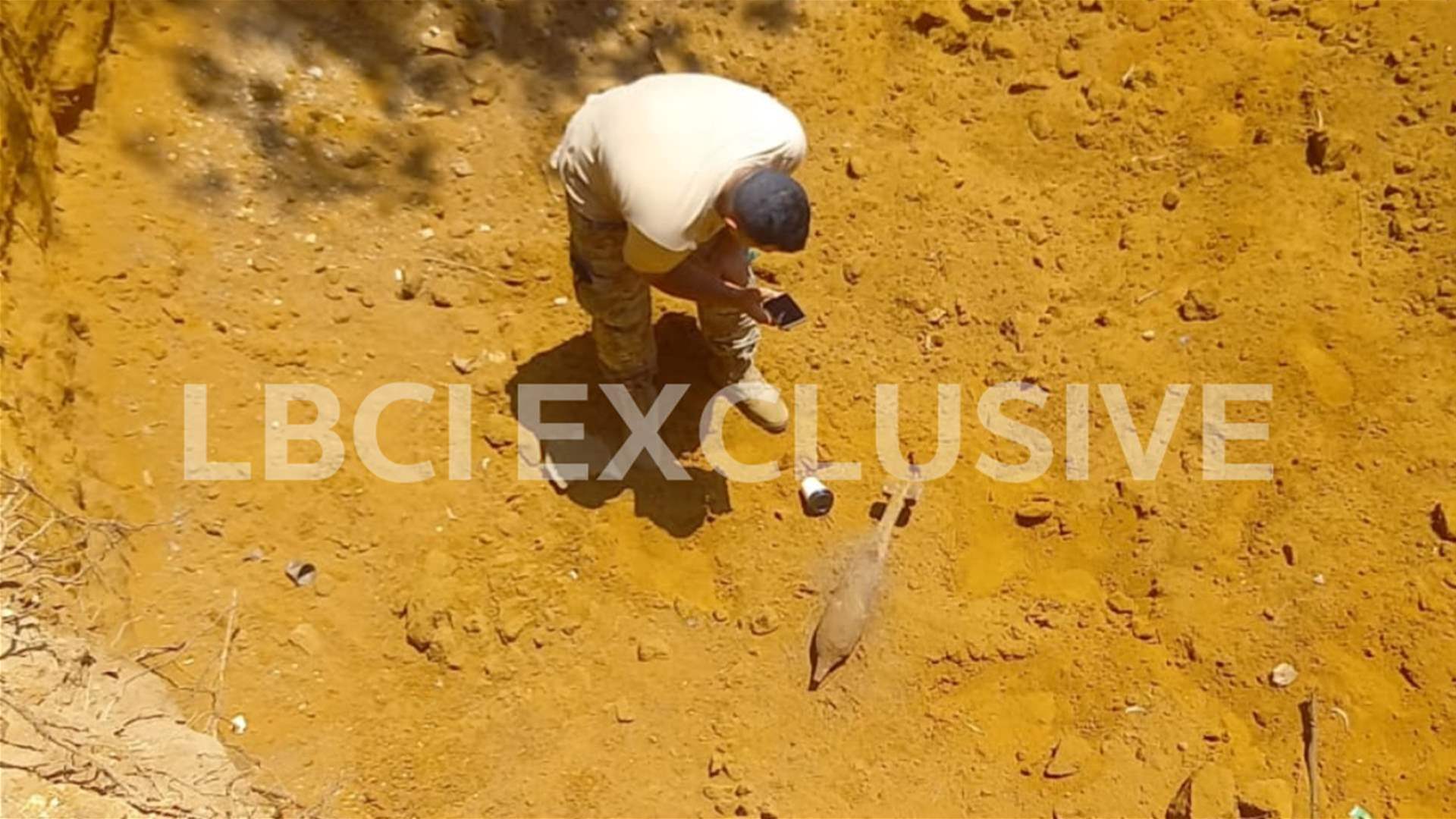 داخل حرج بيروت... العثور على قذيفة غير منفجرة 