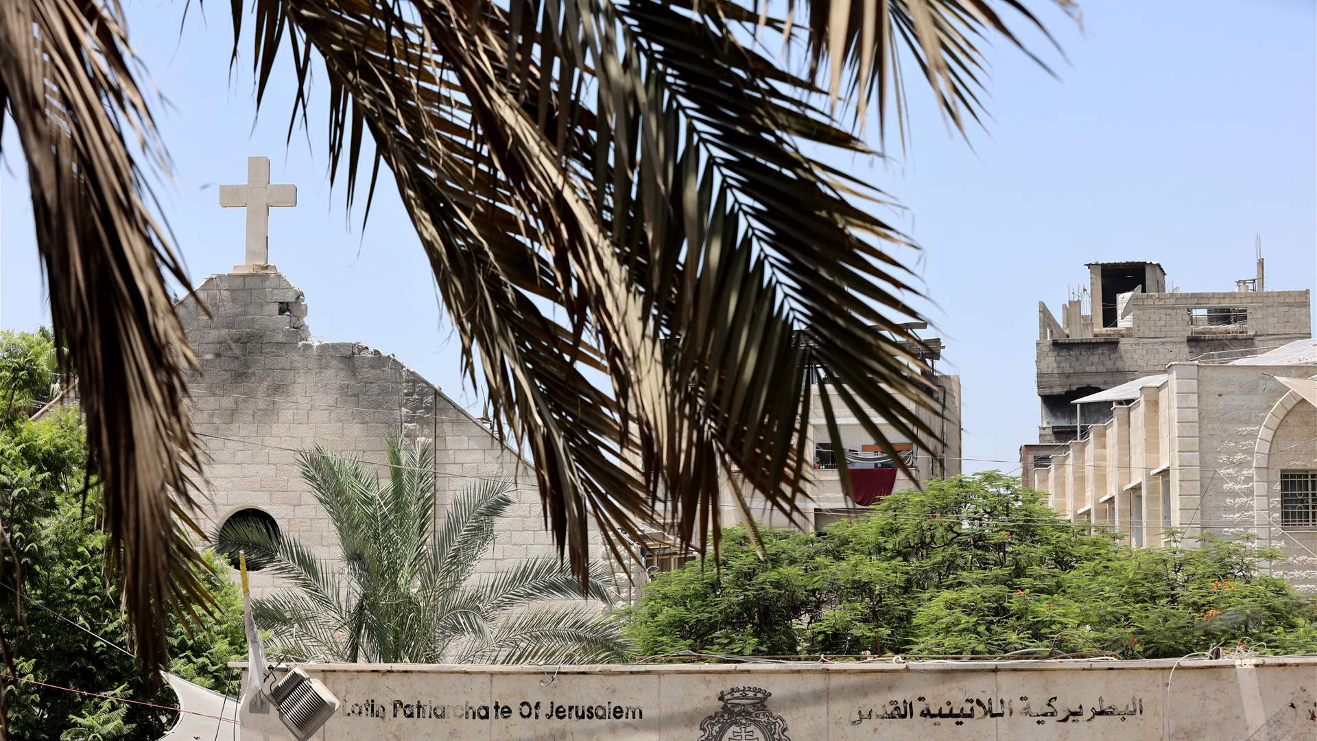 France foreign minister says strike on Gaza church &#39;unacceptable&#39;