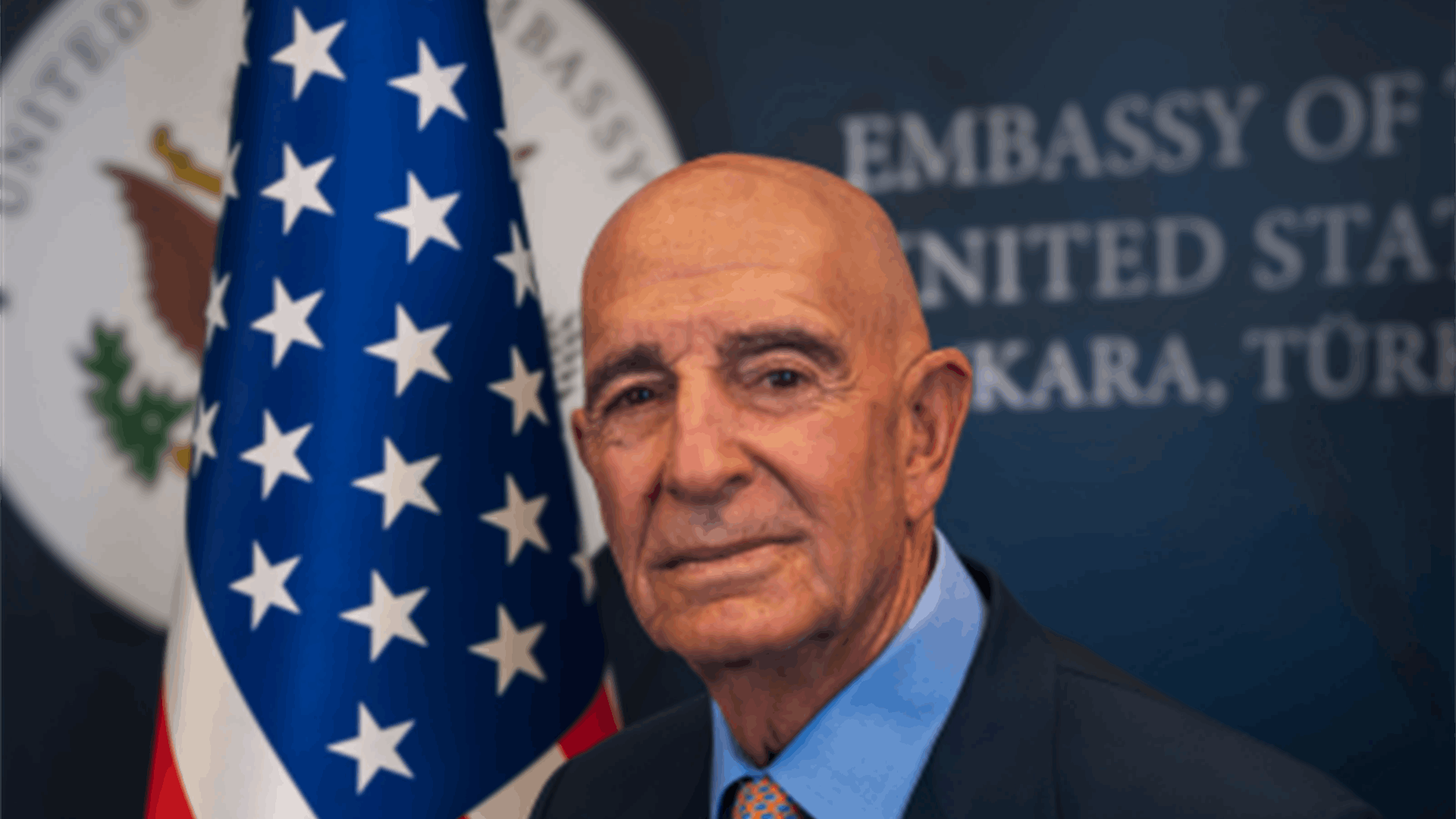 US envoy Tom Barrack arrives in Beirut for high-level talks