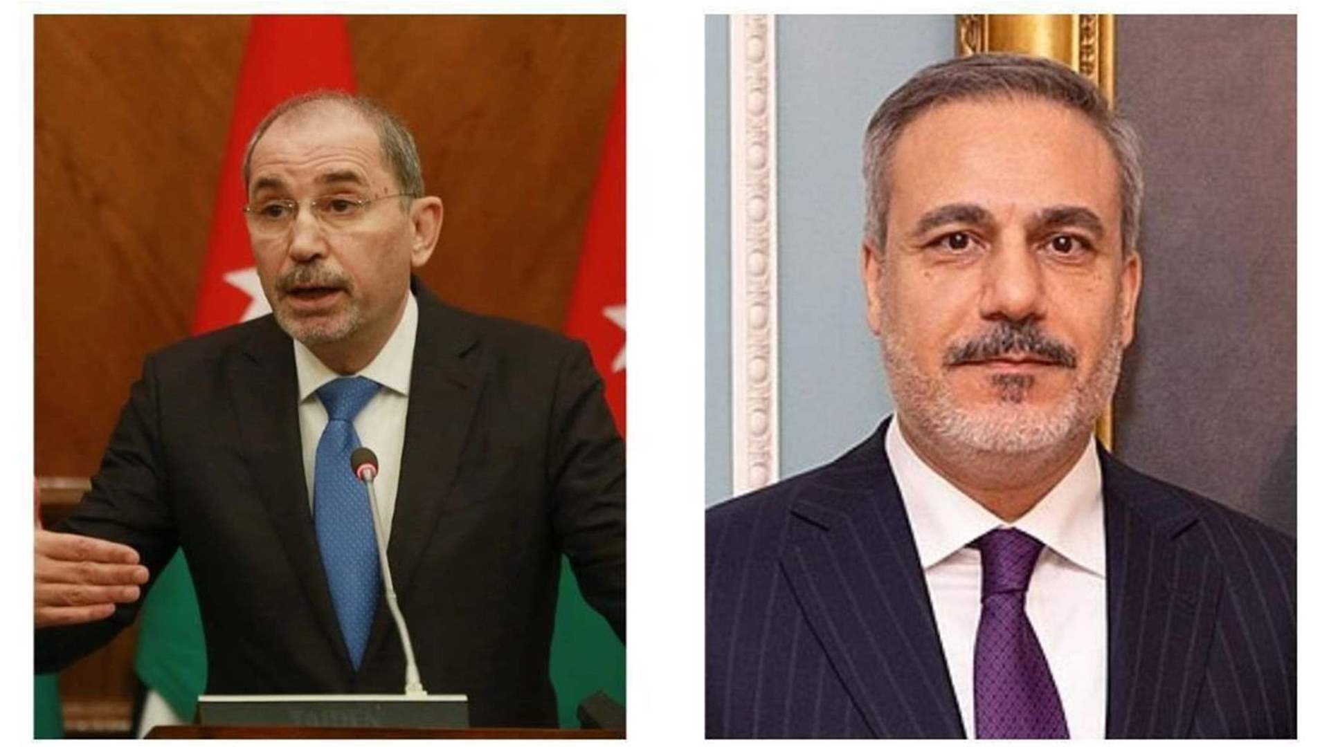 الأردن وتركيا يؤكدان ضرورة تثبيت وقف إطلاق النار في السويداء