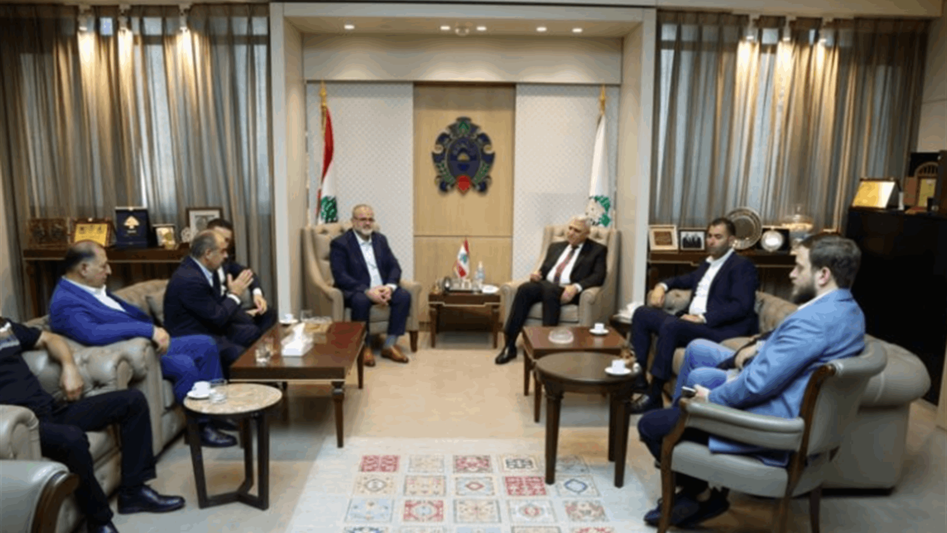 إتحاد نقابات الأفران والمخابز زار اللواء شقير عارضًا لواقع عمال القطاع
