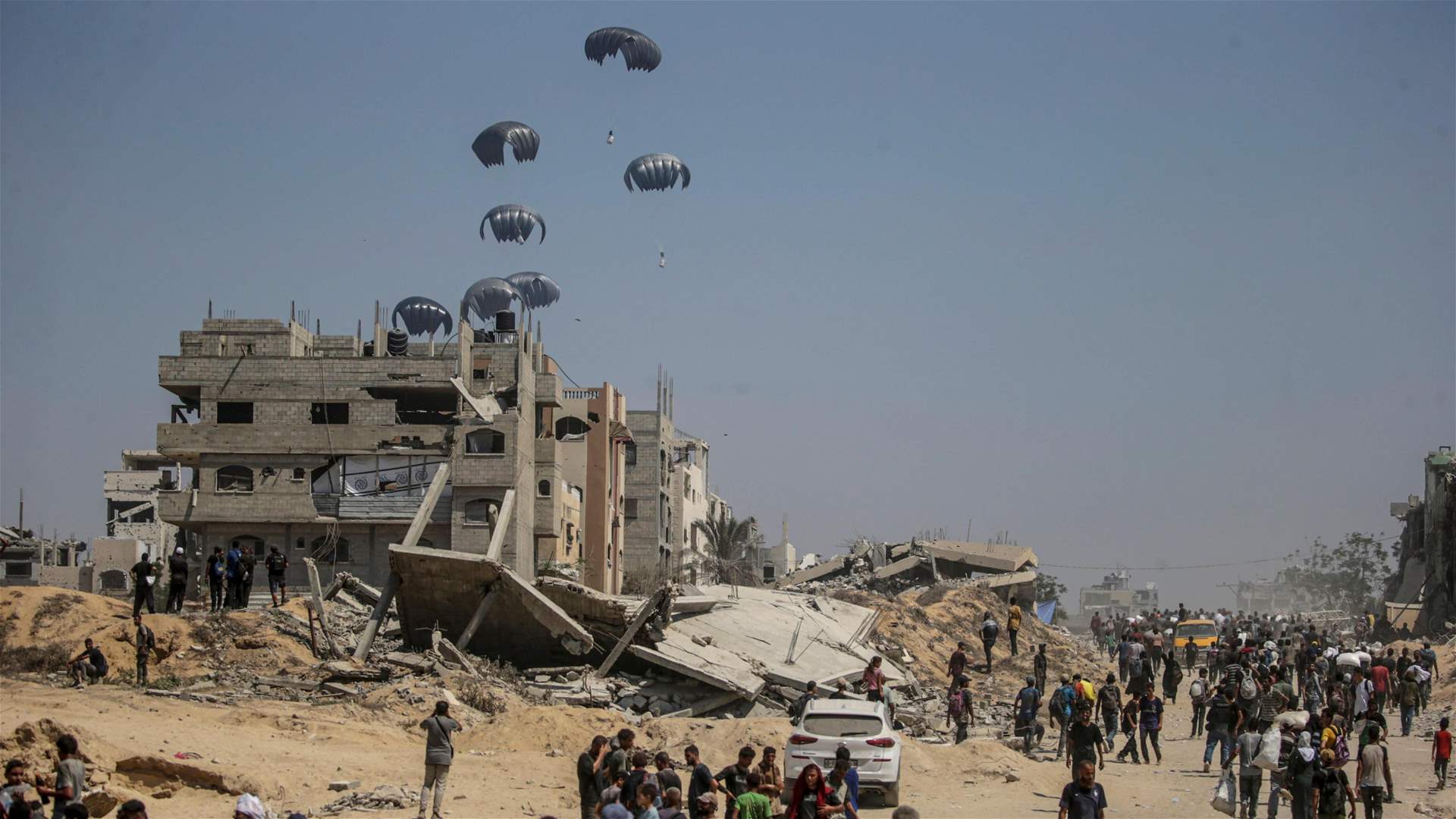 UK aid has been airdropped into Gaza: PM&#39;s office
