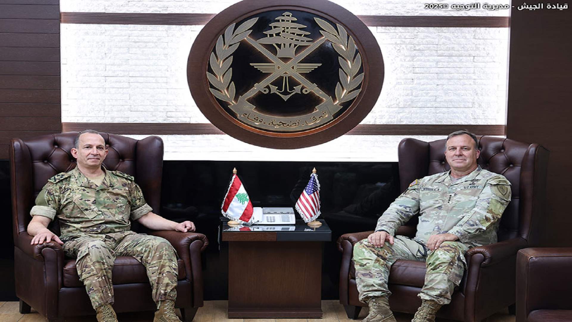 Lebanese Army Commander meets US CENTCOM chief to discuss military cooperation