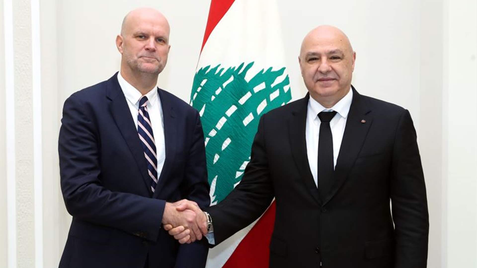 رئيس الجمهورية إستقبل مدير المفوضية العليا لشؤون اللاجئين التابعة للأمم المتحدة مودعًا
