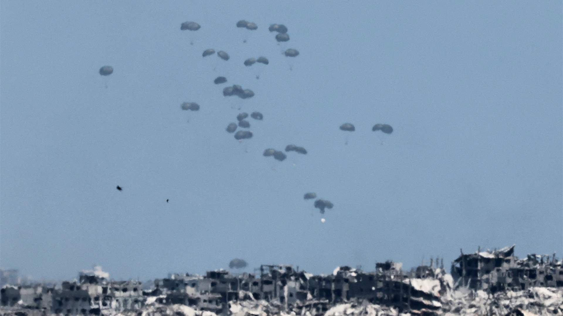 France starts airdrops of humanitarian aid into Gaza
