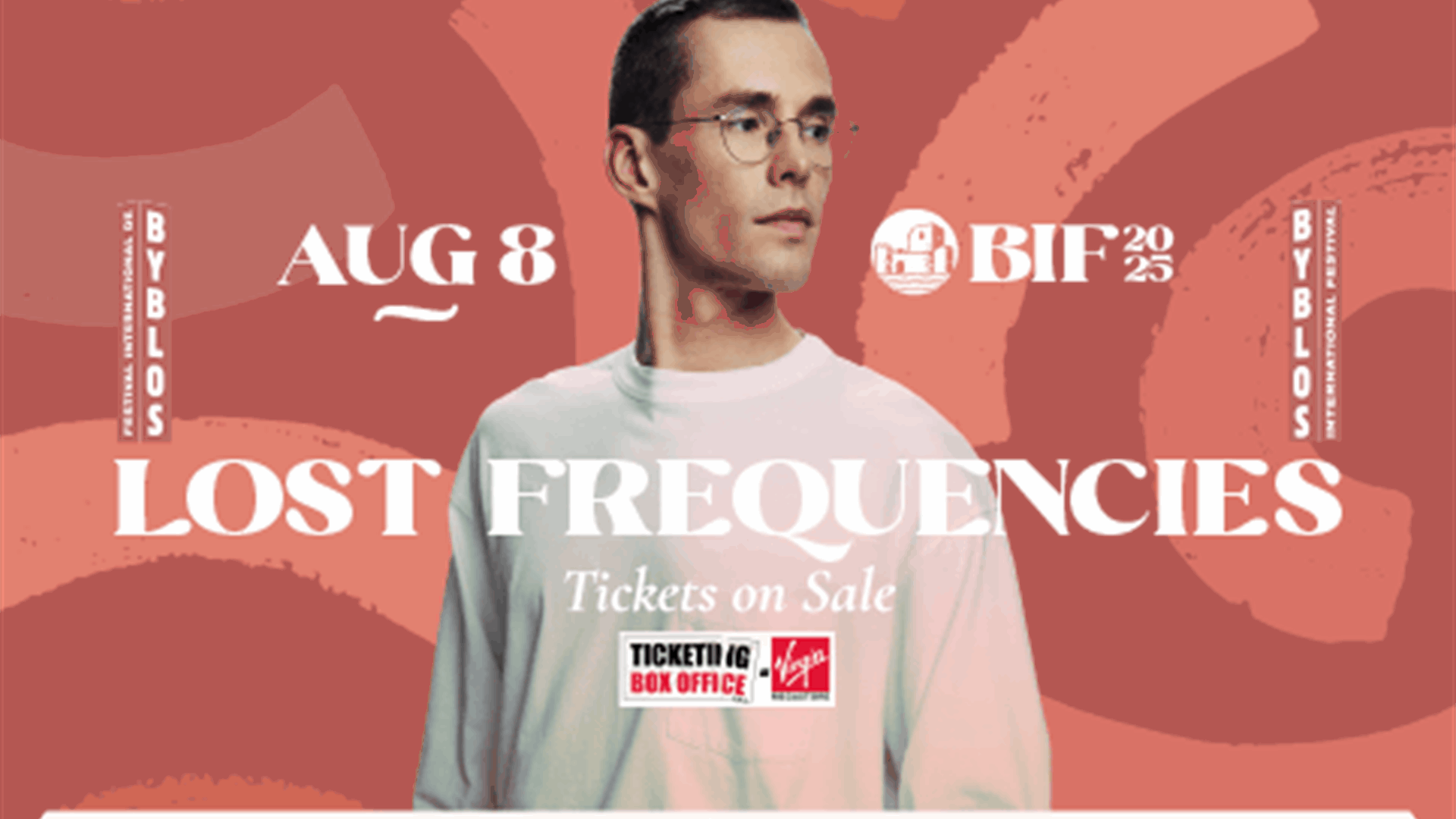 Lost Frequencies is coming to Lebanon to perform live at Byblos International Festival! Book your tickets now, and be ready for an unforgettable night of music 🎶