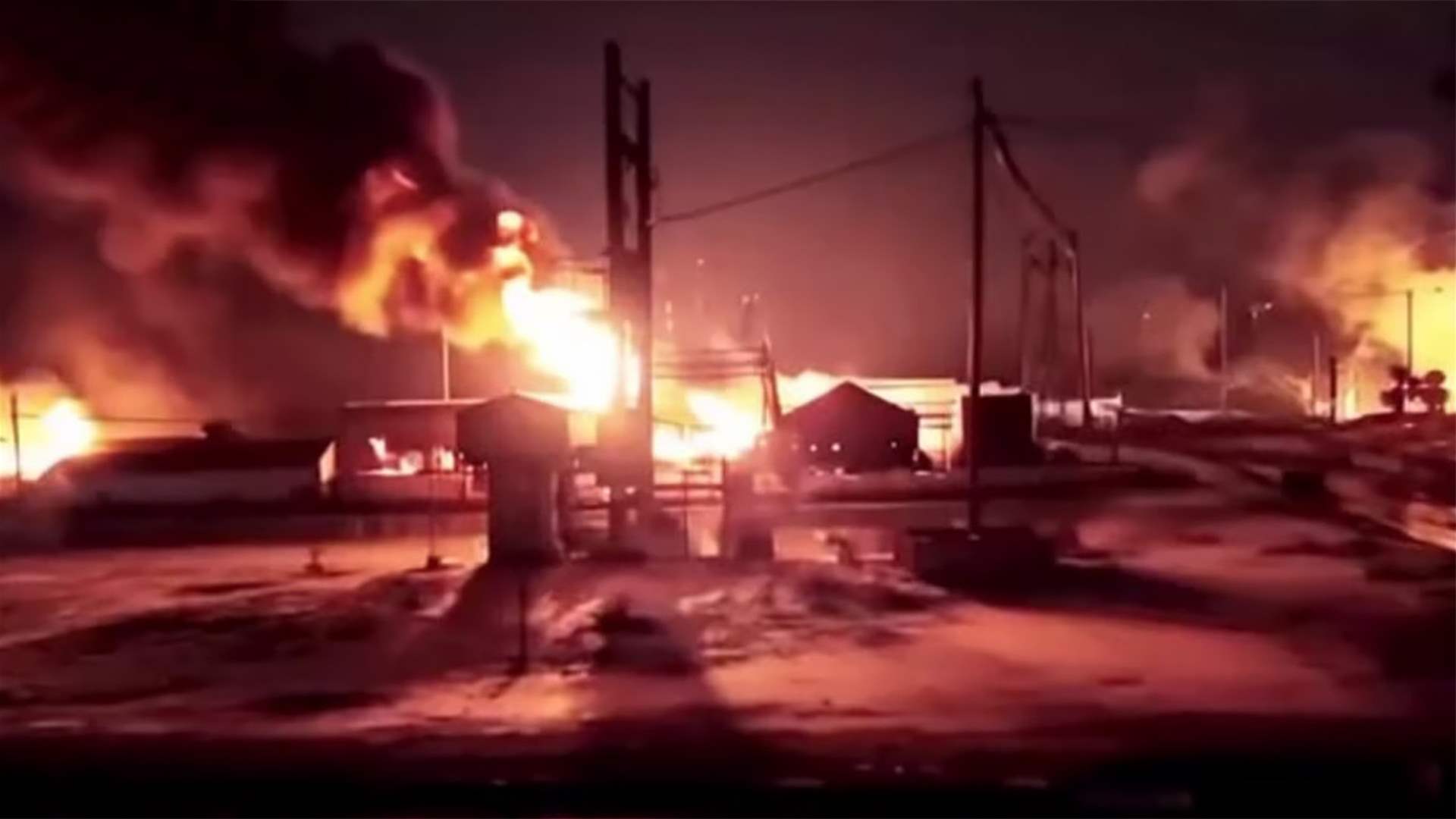 Ukrainian drone attack sparks fire at oil depot in Russia’s Sochi