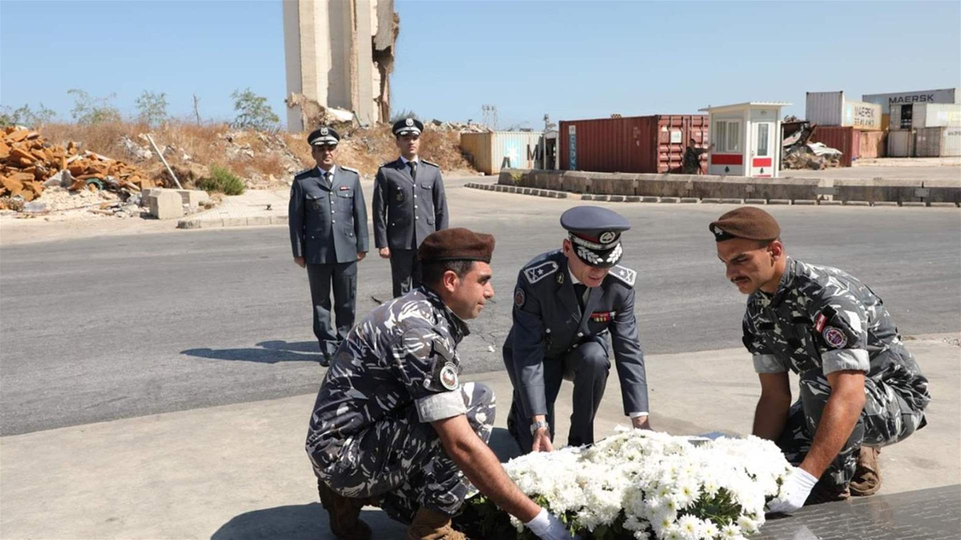 قوى الأمن تكرّم شهداء انفجار مرفأ بيروت