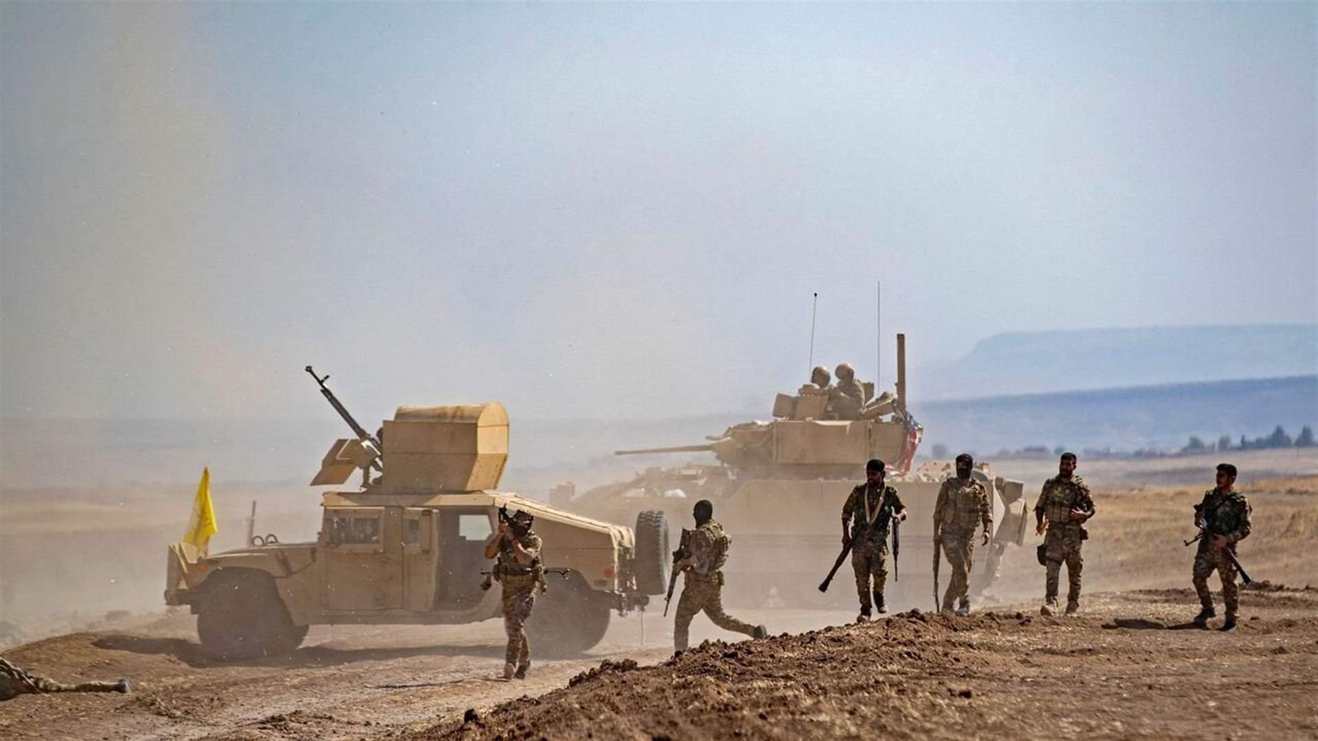 Syrian Democratic Forces say they clashed with government forces in Aleppo&#39;s Dayr Hafir