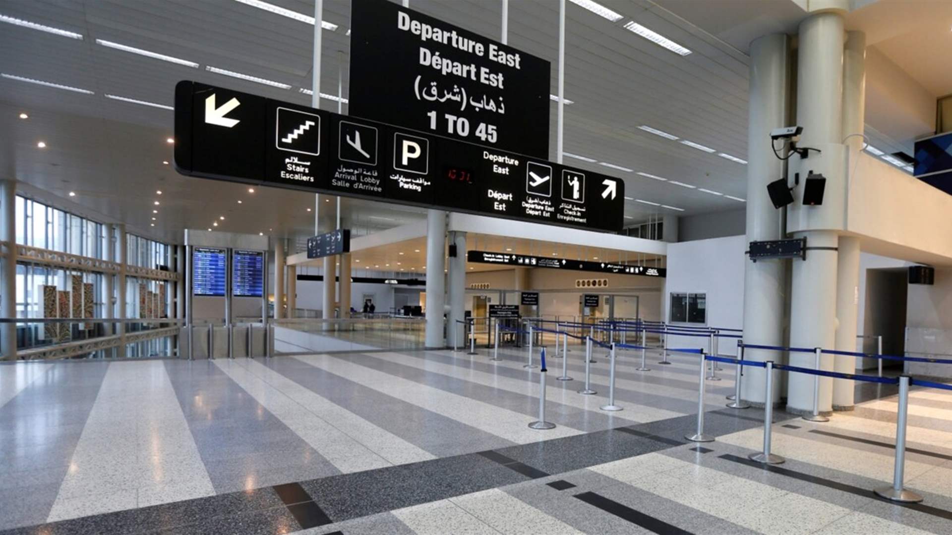 Beirut Airport sees sharp rise in passenger traffic in July 2025