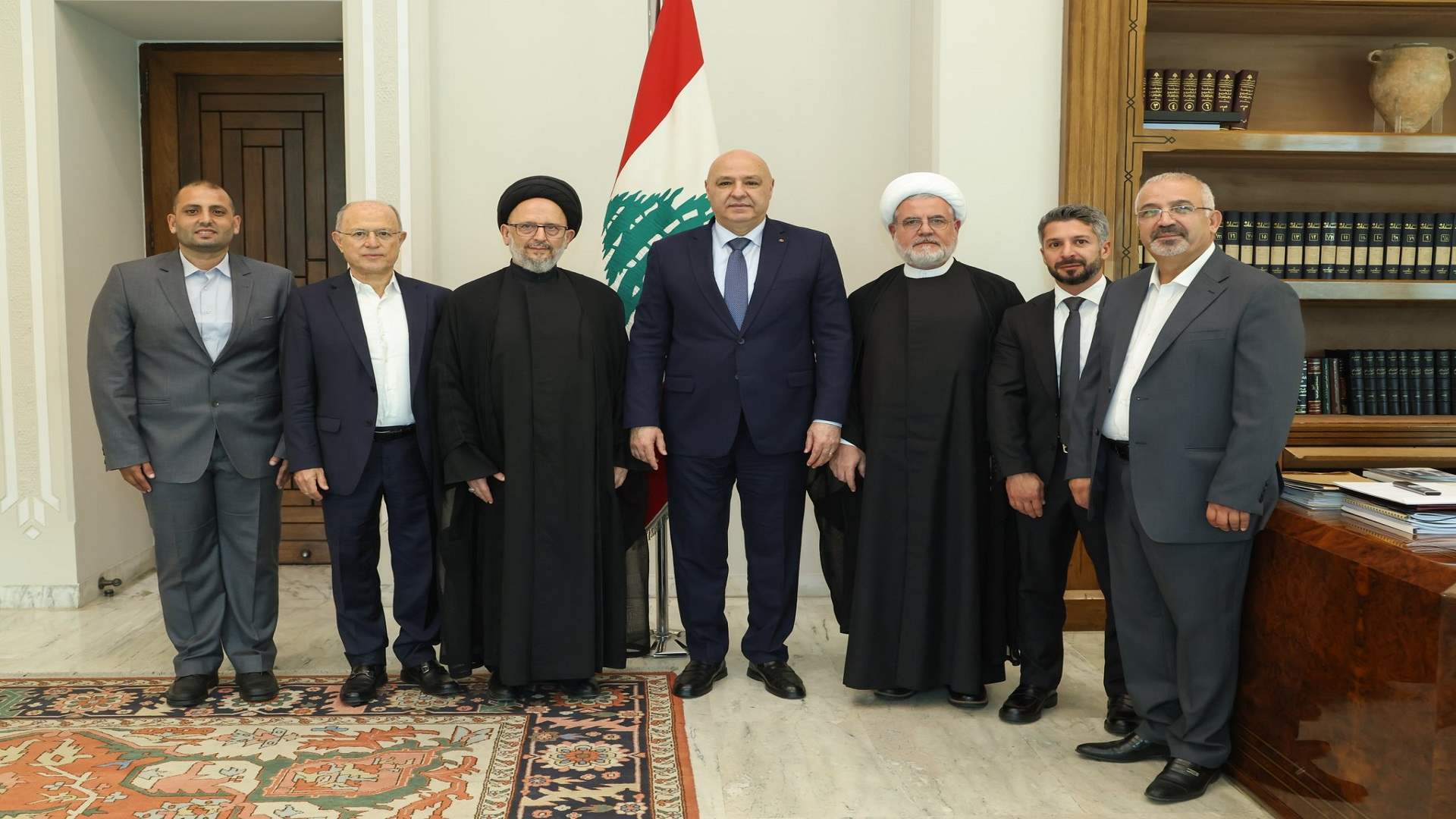 الرئيس عون استقبل العلامة علي فضل الله