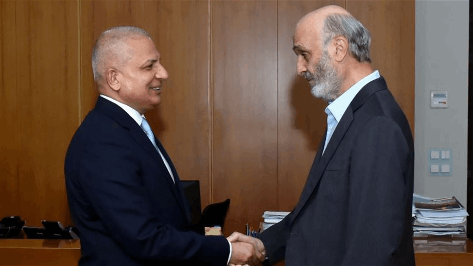 جعجع استقبل رئيس البعثة الديبلوماسية العراقية في لبنان