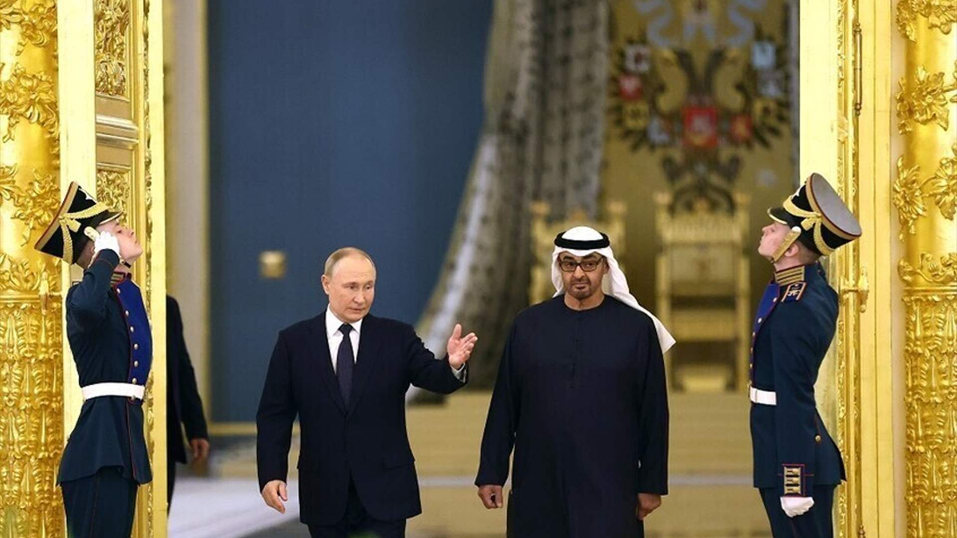 بوتين يستقبل رئيس الإمارات في موسكو