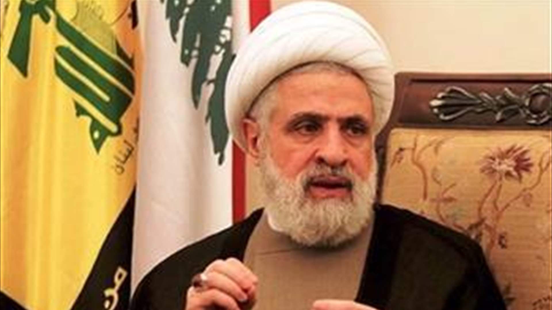 لقاء بين قاسم ولاريجاني..وتأكيد على دعم إيران للبنان ومقاومته