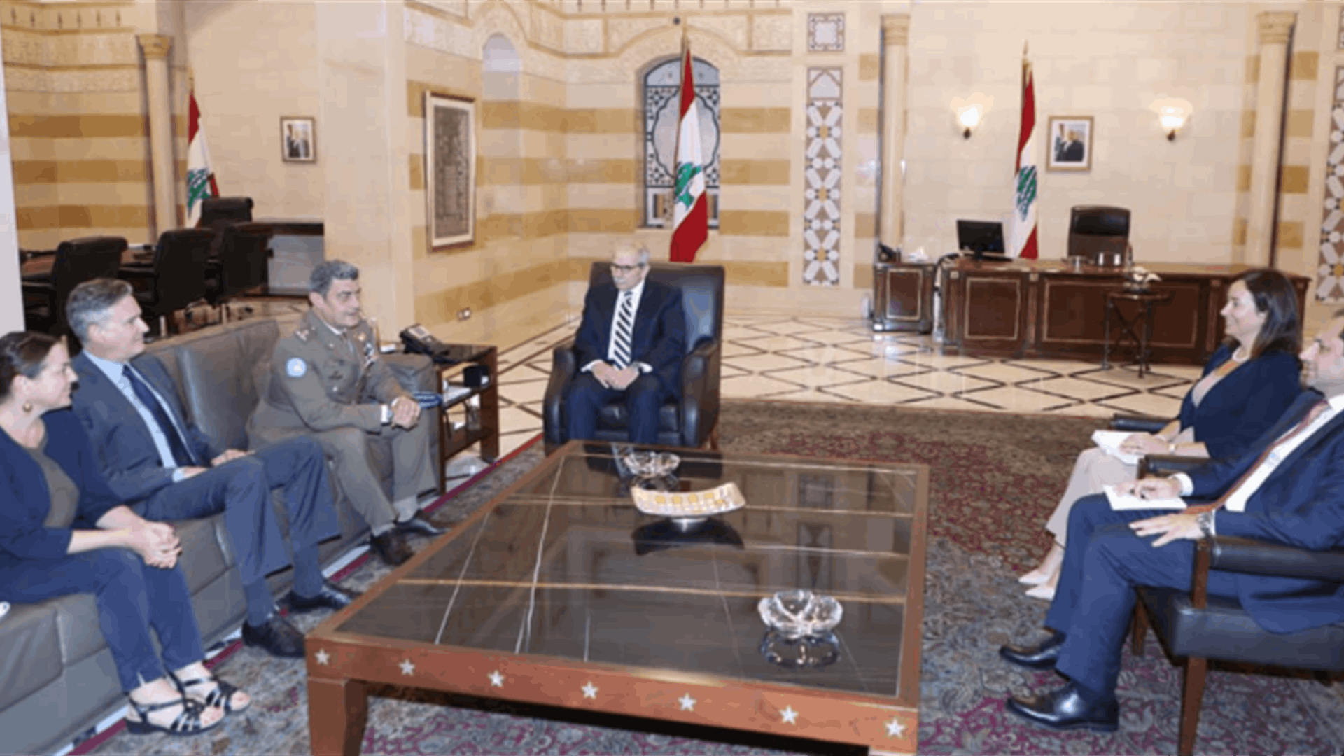 PM Salam discusses UNIFIL&#39;s renewal with Abagnara