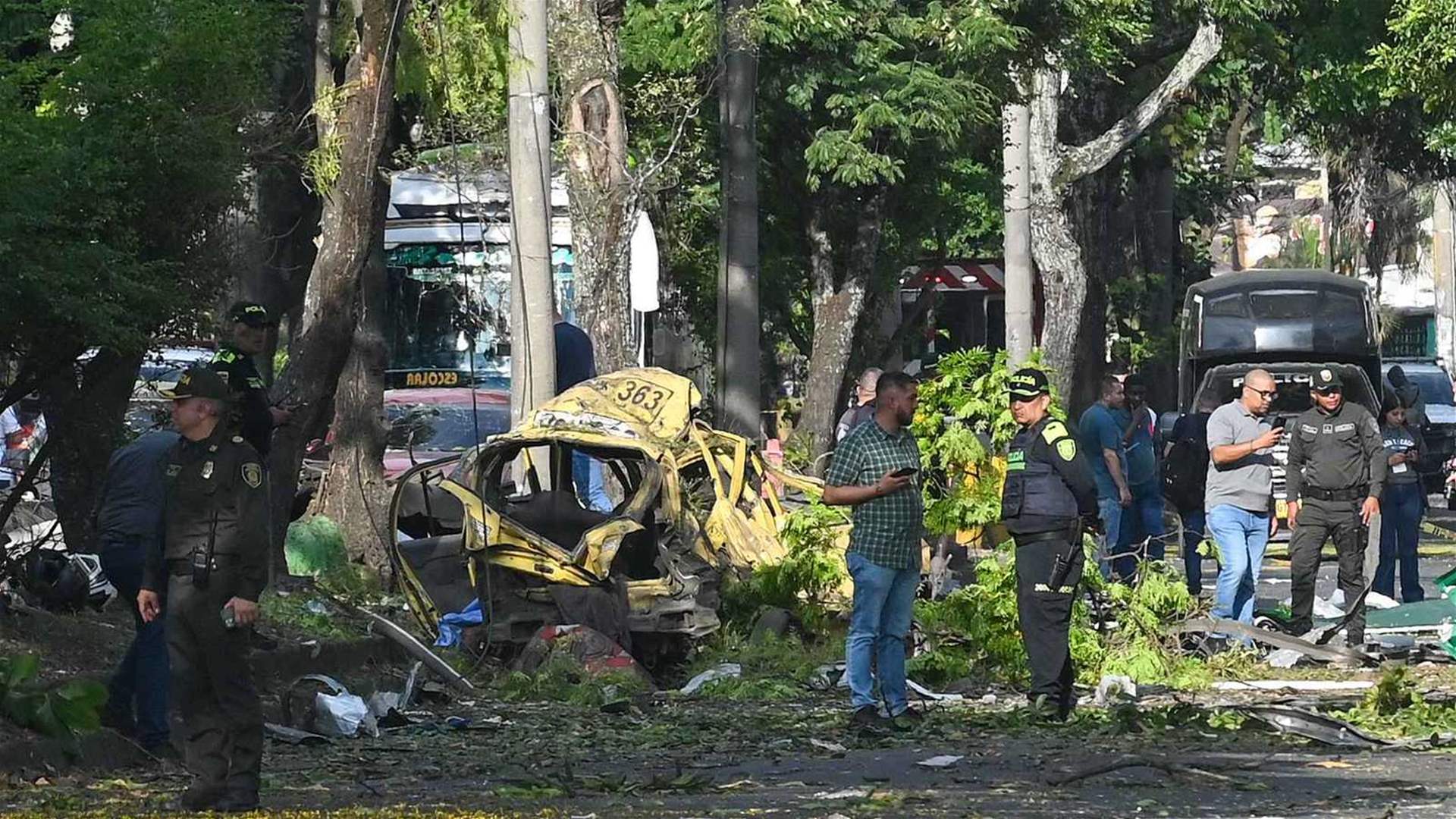 اتهام شخصين بالضلوع في تفجير شاحنة مفخخة في مدينة كالي الكولومبية