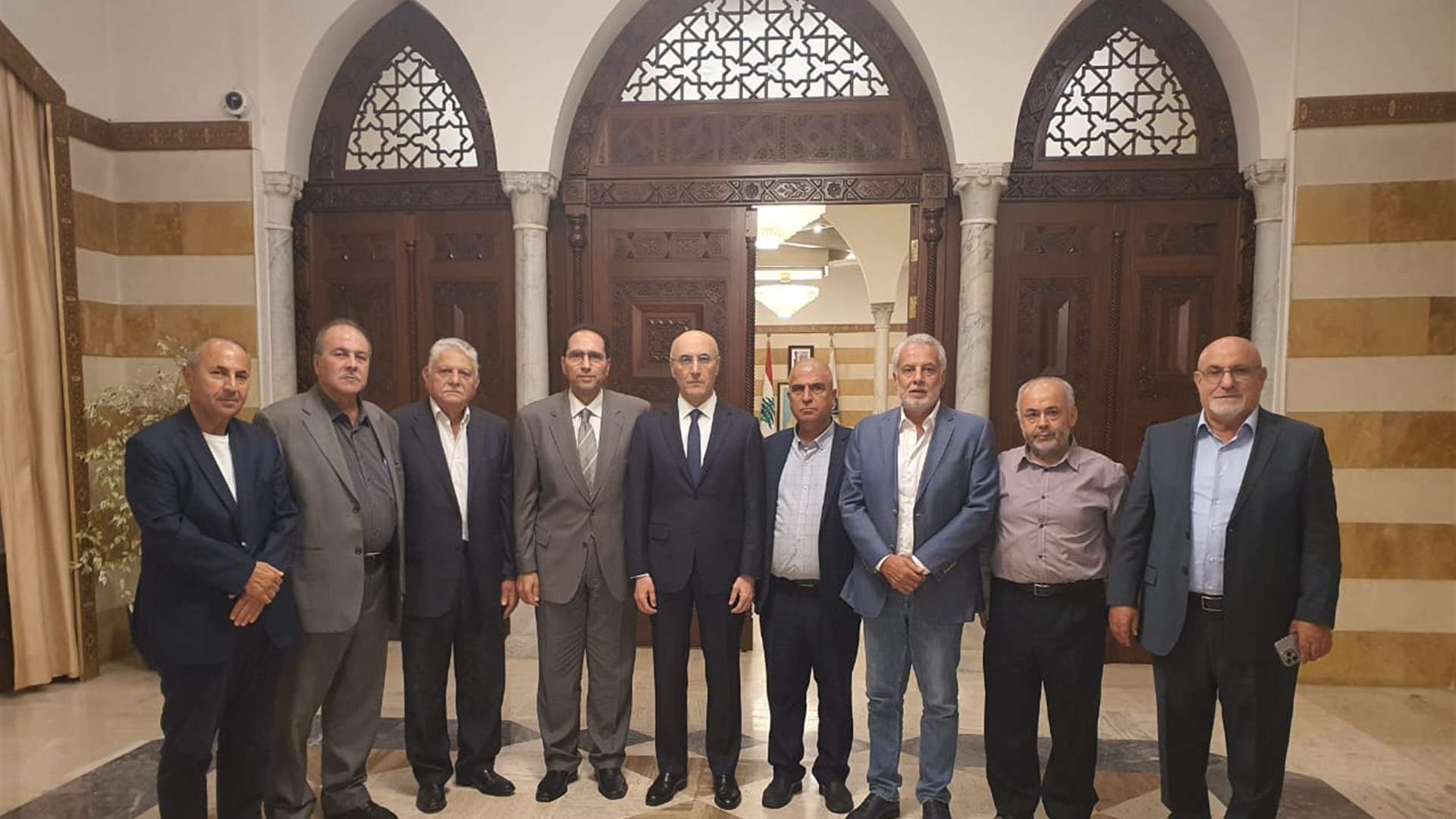 الحجار استقبل وفداَ من المجلس التنفيذي لنقابة اصحاب محطات المحروقات.. وهذا ما تم بحثه