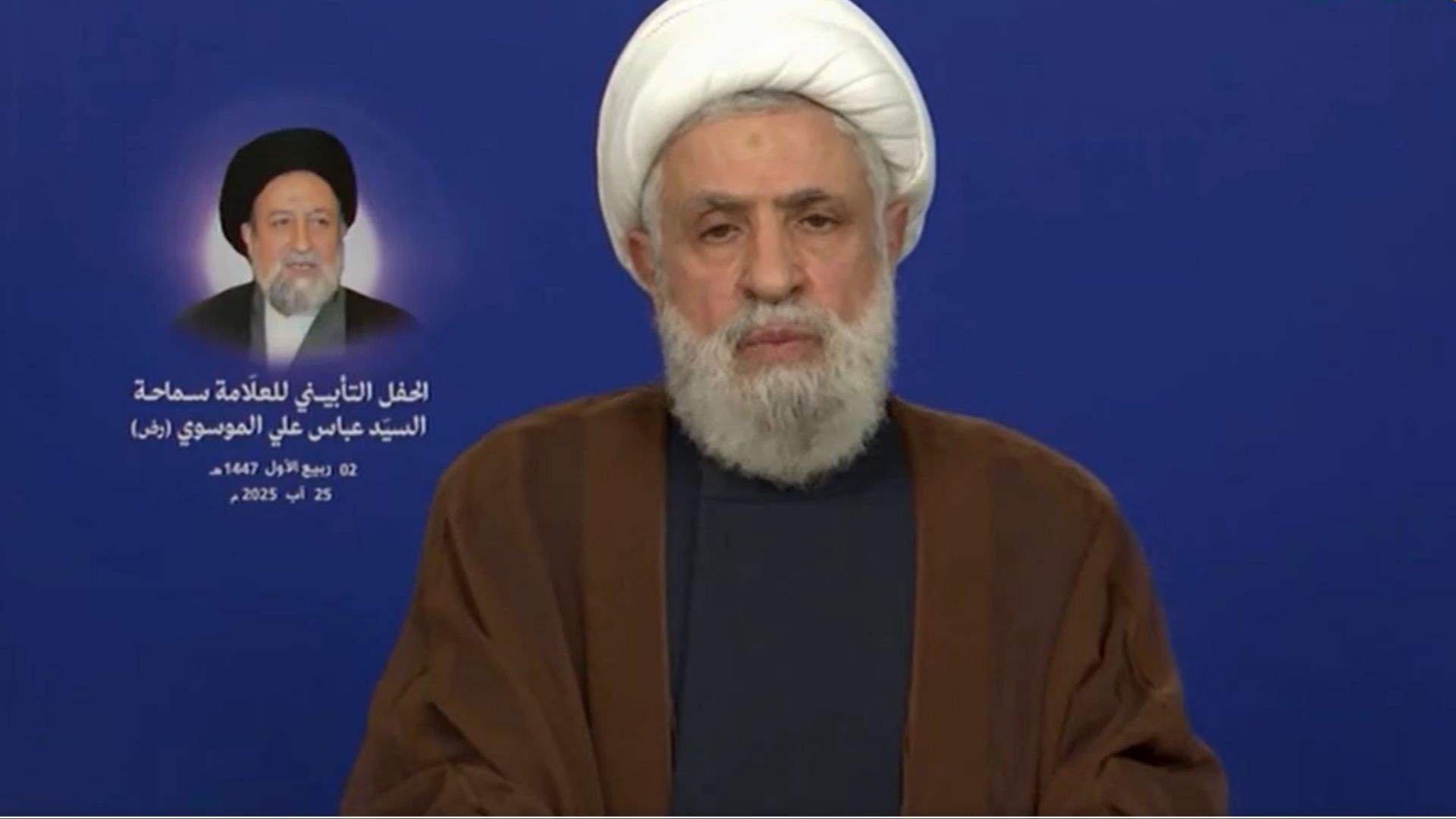 Hezbollah’s Naim Qassem says Lebanon must keep weapons to defend sovereignty
