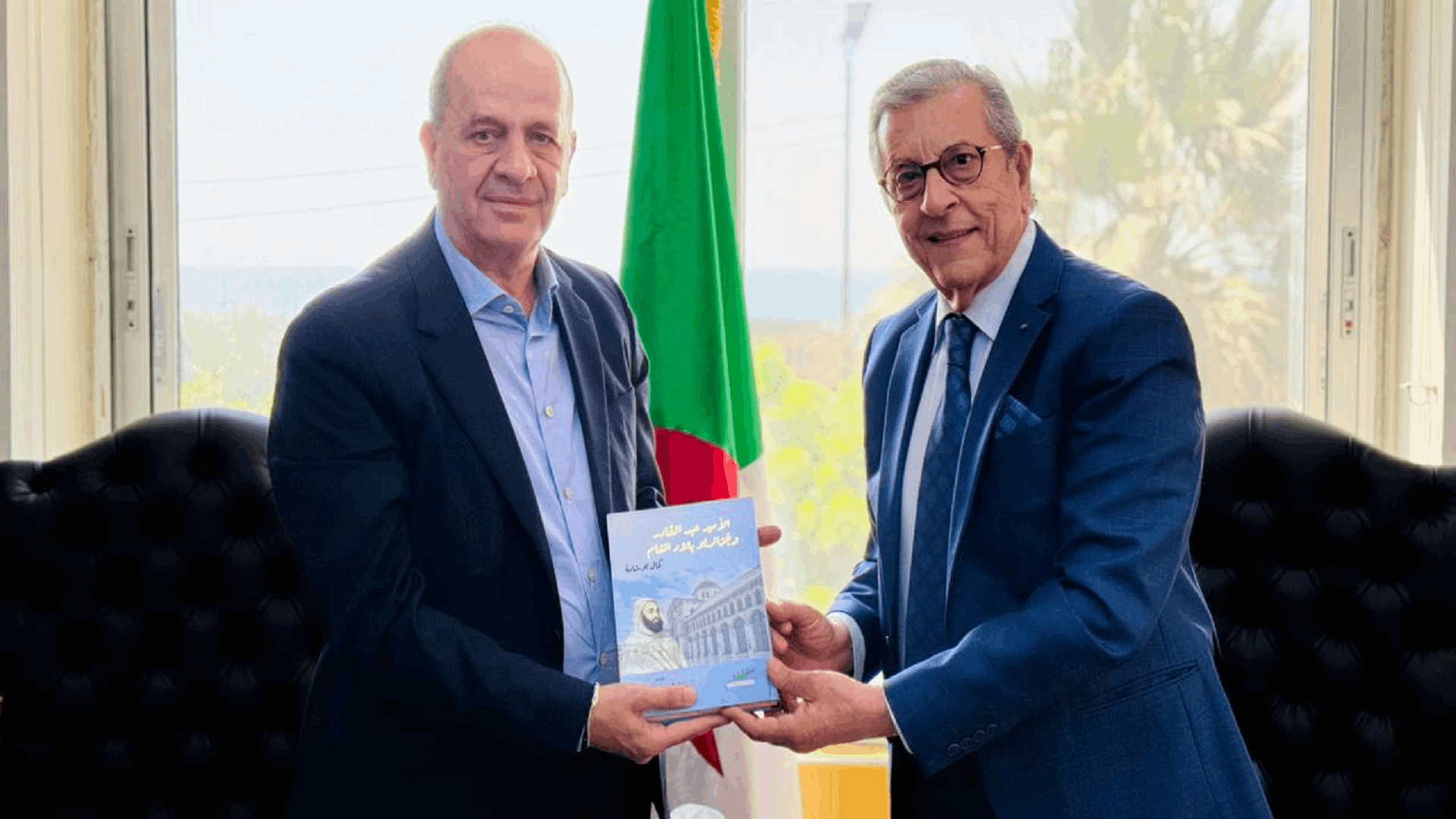 Algerian Embassy honors LBCI&#39;s 40th anniversary in Beirut in meeting with chairman Pierre El-Daher