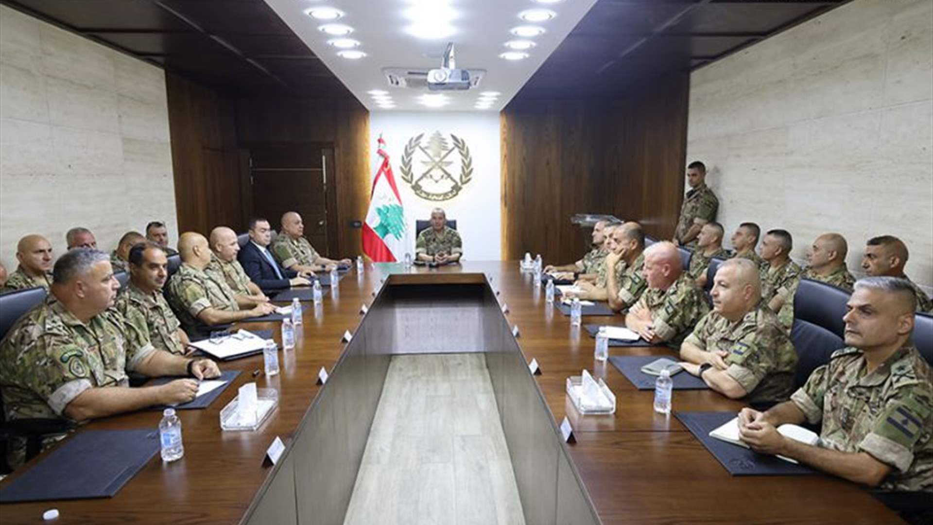 Army Commander Haykal stresses readiness, border coordination amid Israeli violations