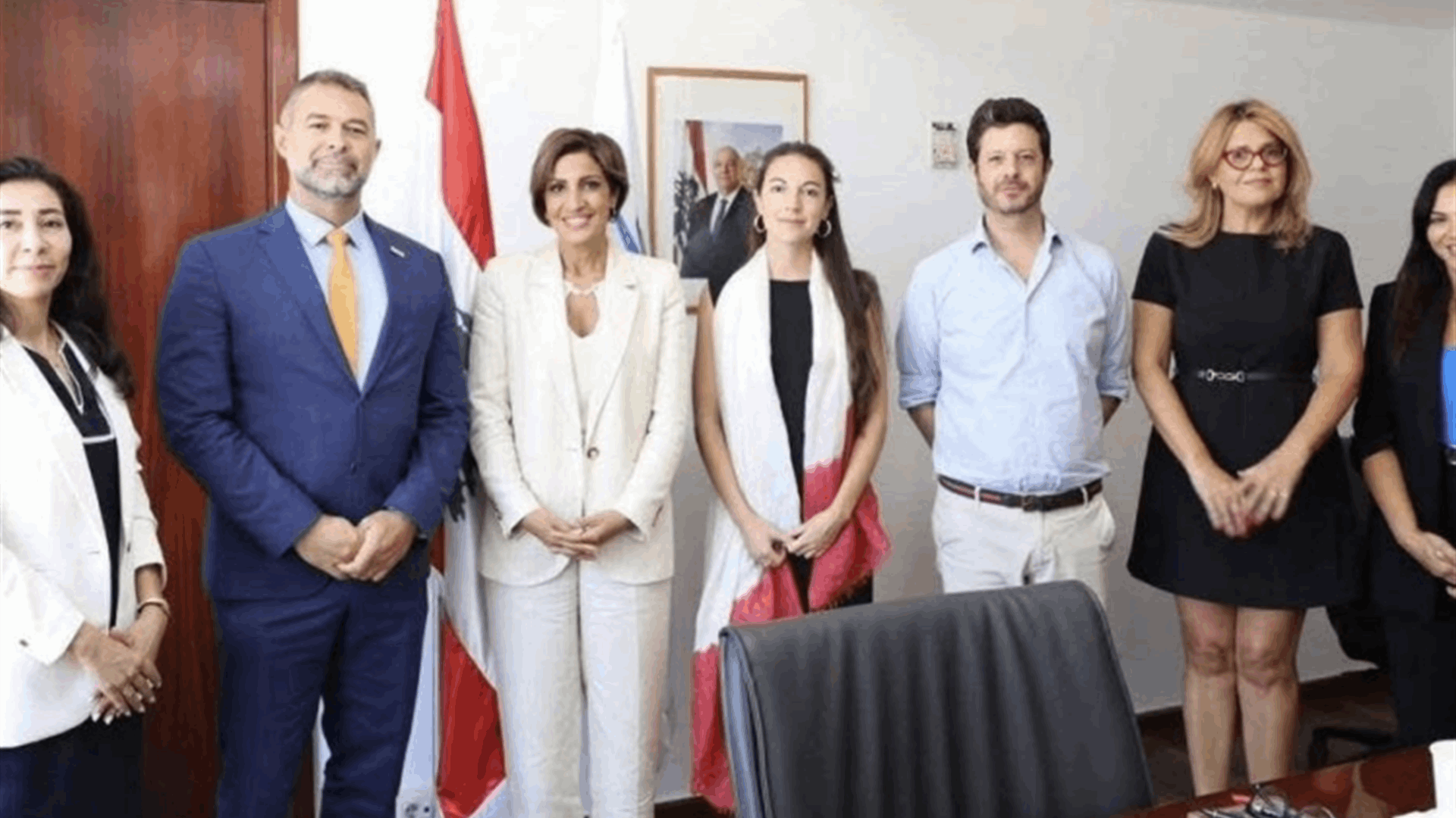 الزين عرضت مع وفد فرنسي التحديات البيئية في لبنان