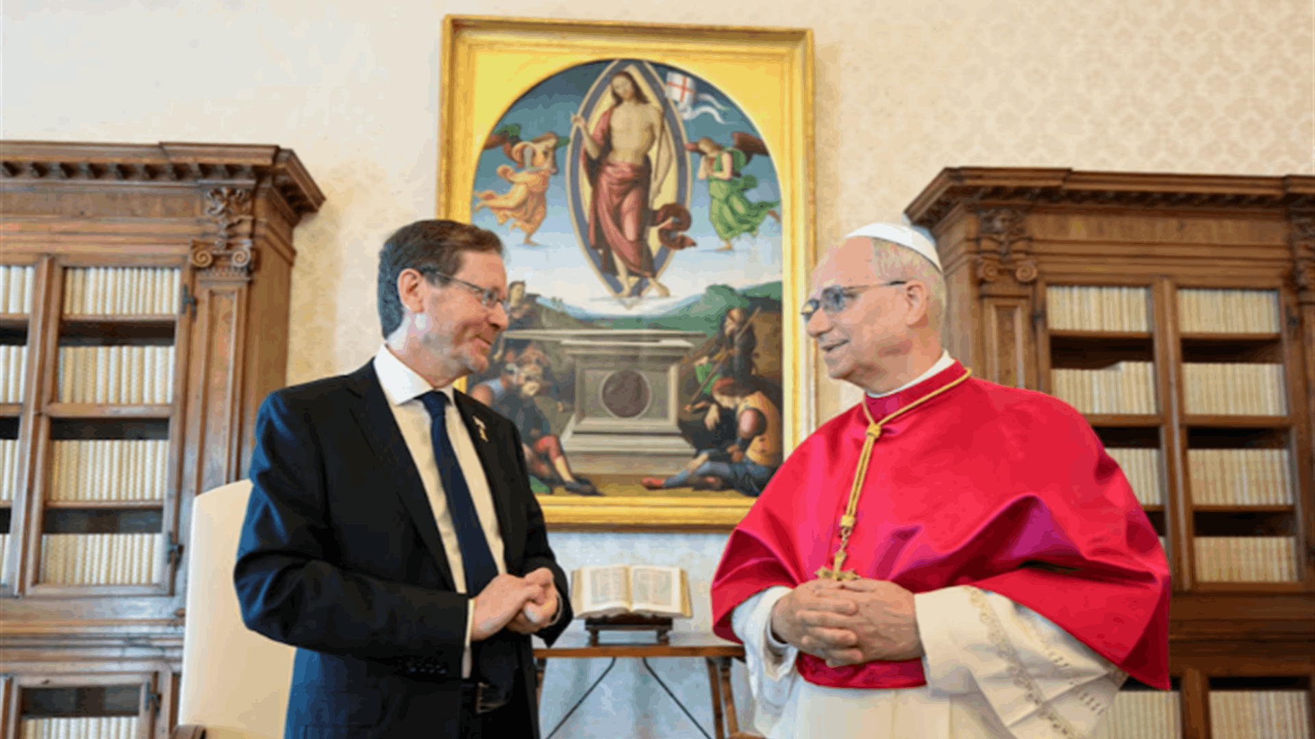 Pope Leo raises &#39;tragic situation in Gaza&#39; in meeting with Israeli president