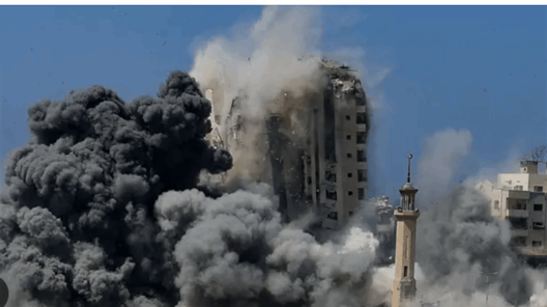 الجيش الإسرائيلي يبدأ استهداف أبراج في مدينة غزة