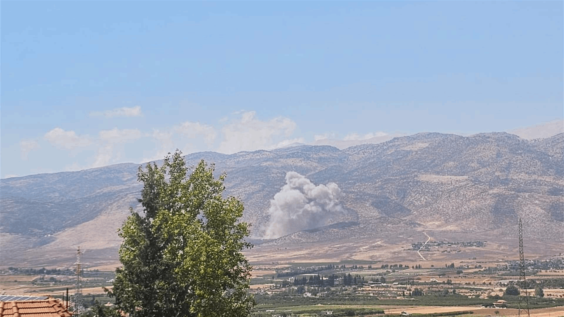 Israeli airstrikes hit western Lebanon mountain ranges near Hermel