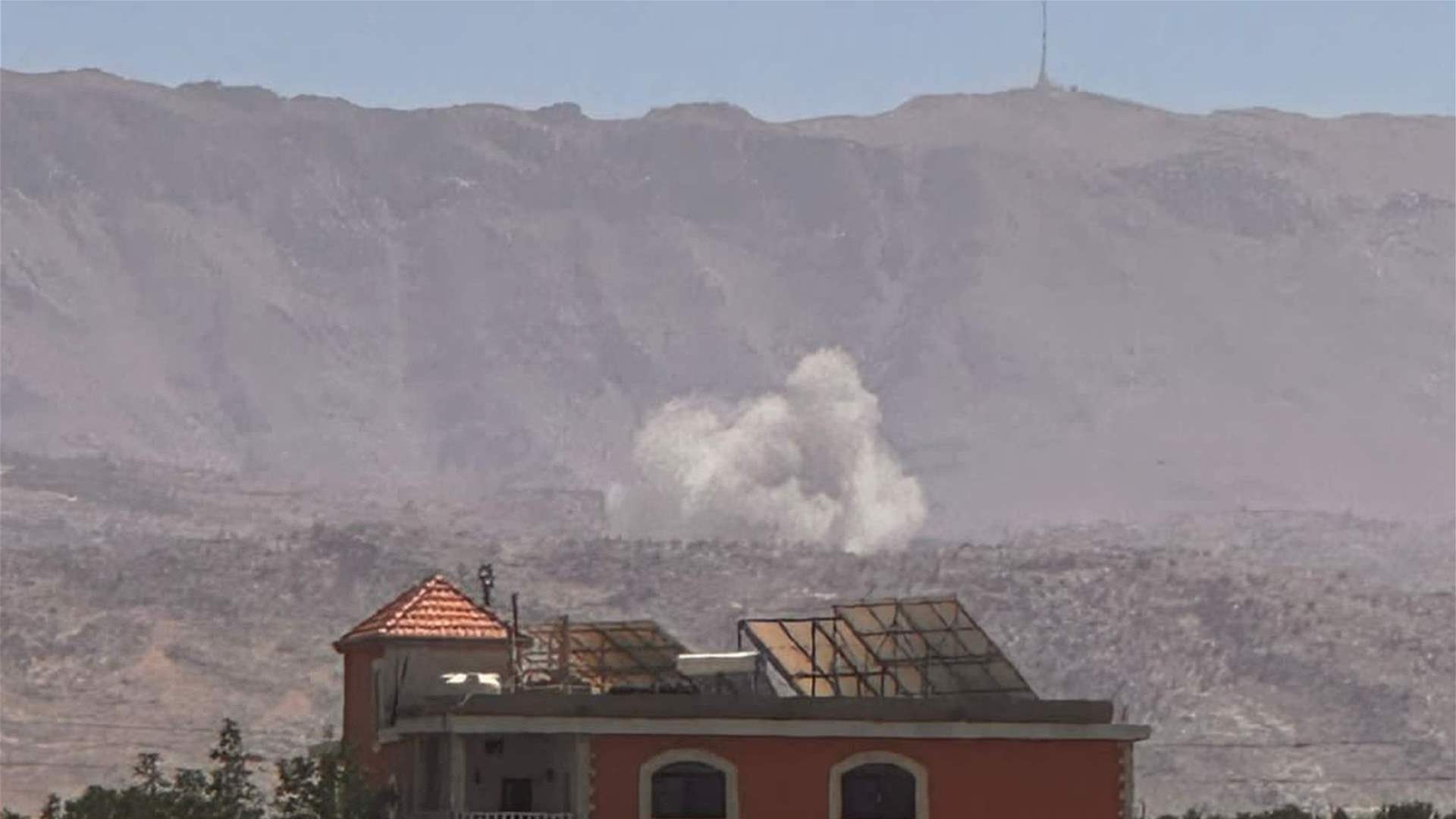 Israeli airstrikes hit multiple areas in eastern Lebanon 