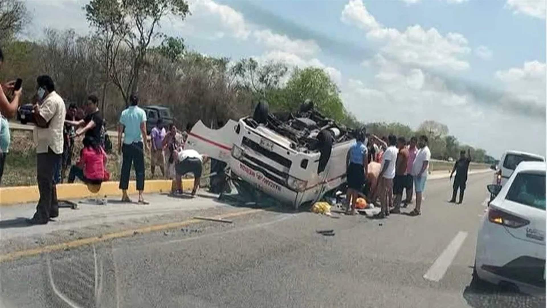 15 قتيلا في حادث سير في المكسيك