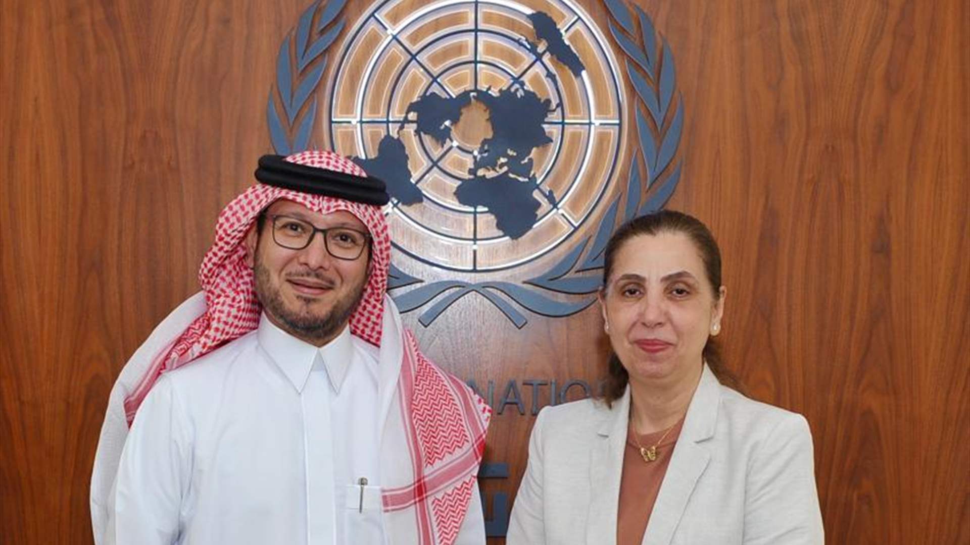 السفير السعودي يزور الأمينة التنفيذية للإسكوا 