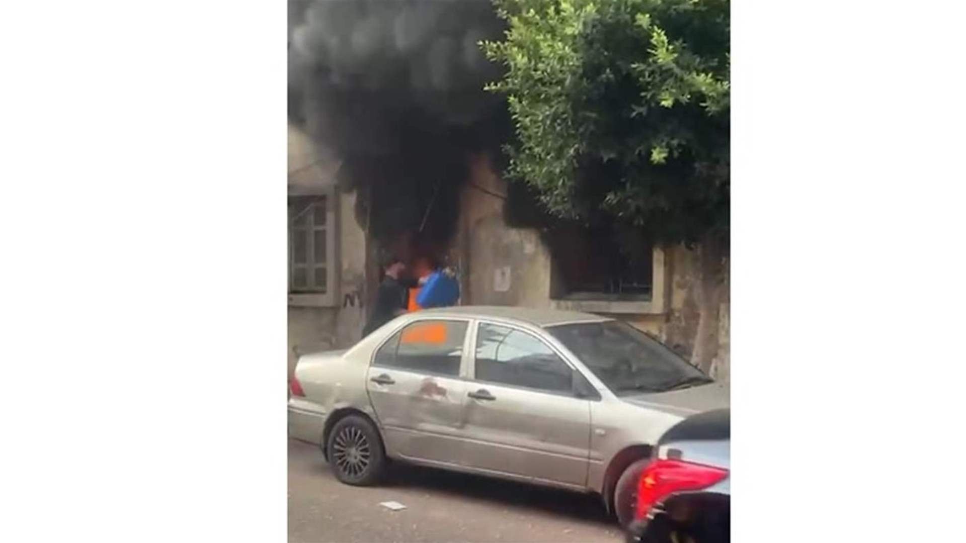 حريق بشقة في الطريق الجديدة
