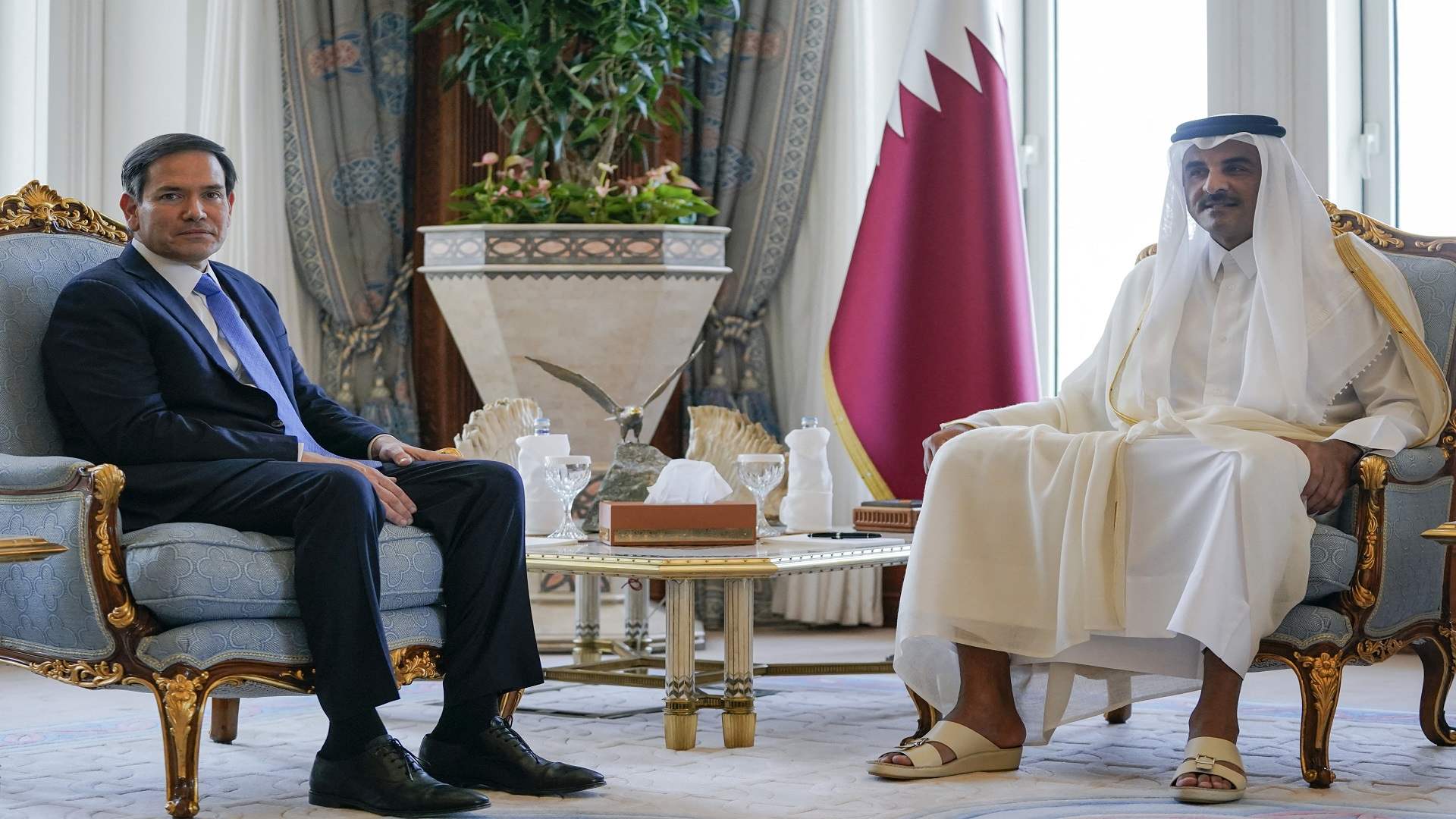 أمير قطر ووزير الخارجية الأميركي يبحثان التعاون الدفاعي