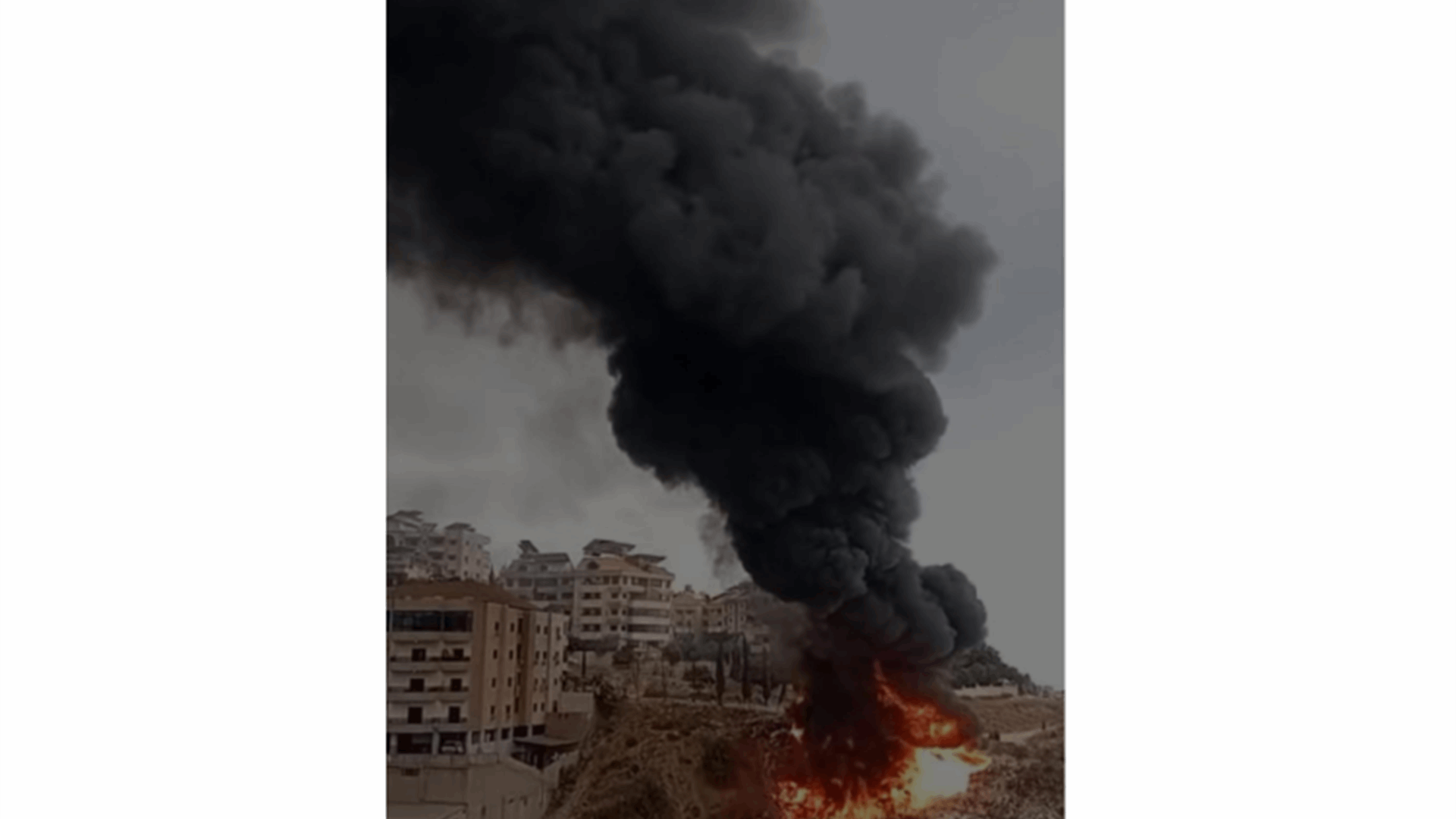 الوكالة الوطنية: حريق في أرض خالية في دوحة عرمون والدفاع المدني يعمل على إخماده