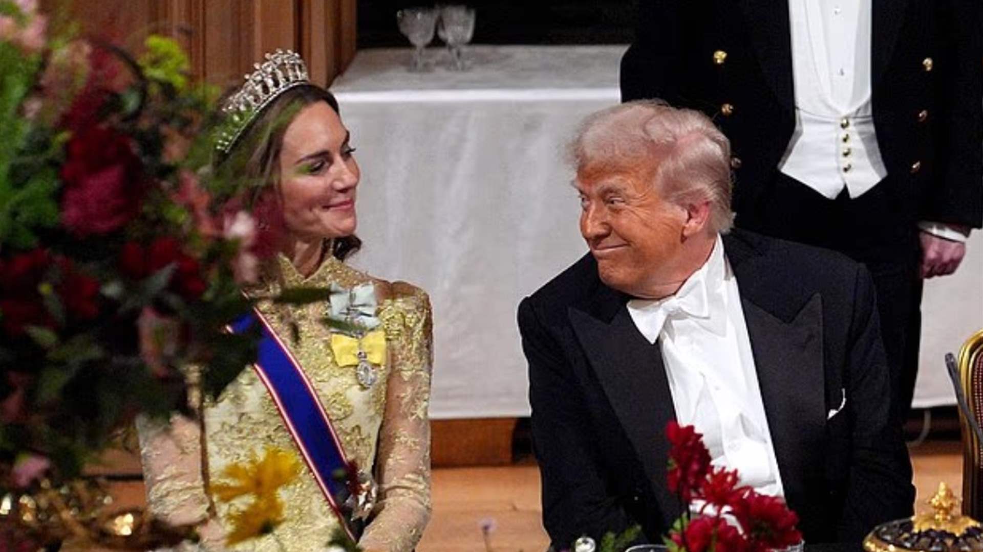 كيت ميدلتون تخطف الأنظار في مأدبة رسمية بحضور دونالد وميلانيا ترامب... وهذه تفاصيل إطلالتها