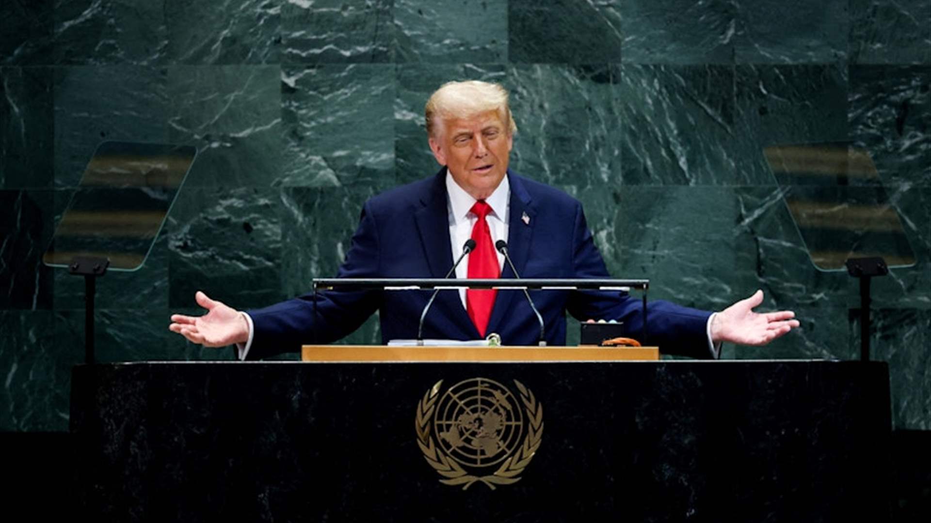 Trump mocks UN, says not working for peace