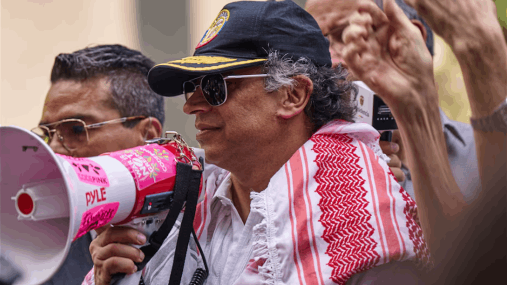 US to revoke Colombian president&#39;s visa over comments at pro-Palestinian gathering