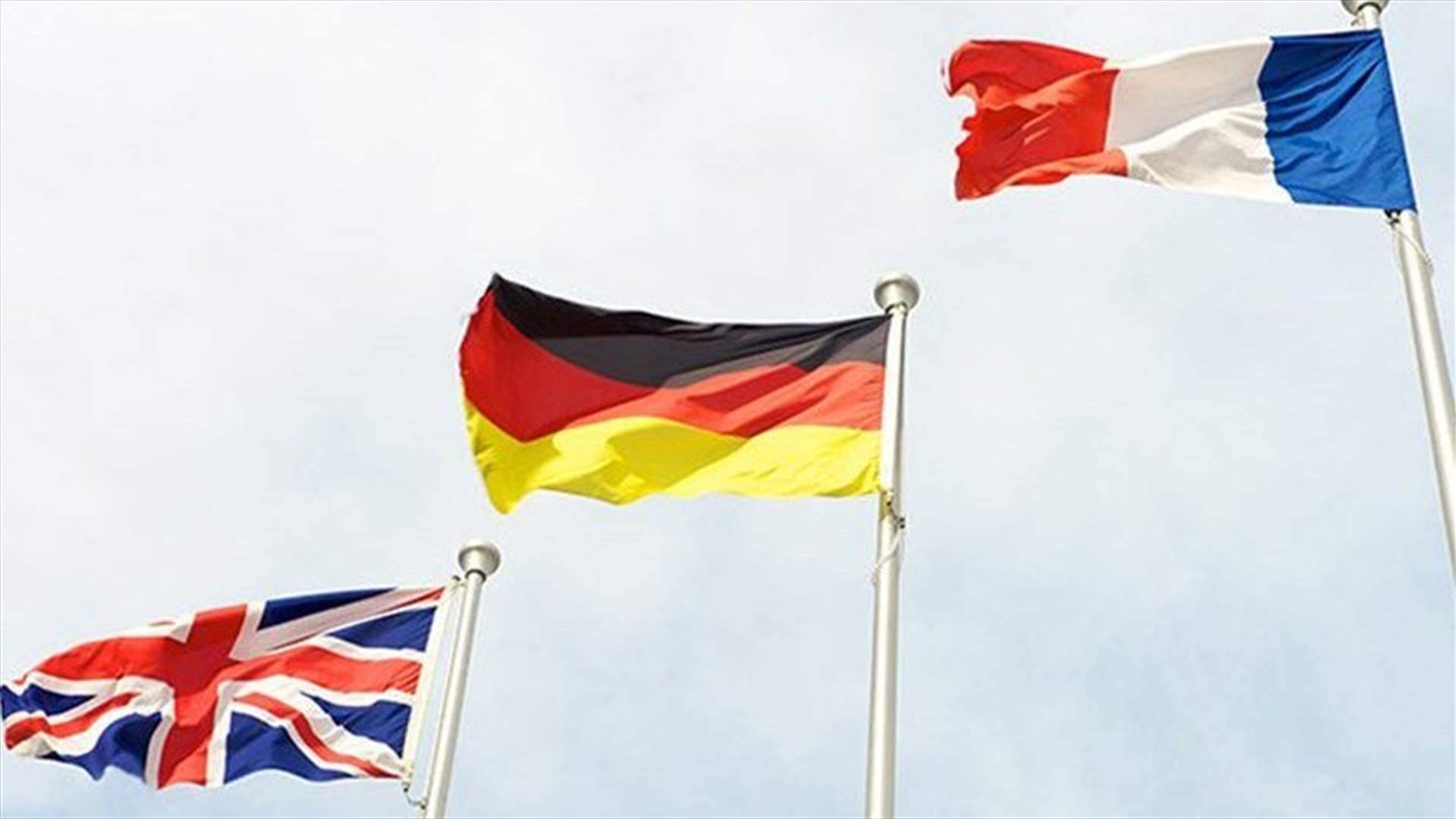 E3 to &#39;continue to pursue diplomatic channels&#39; on Iran