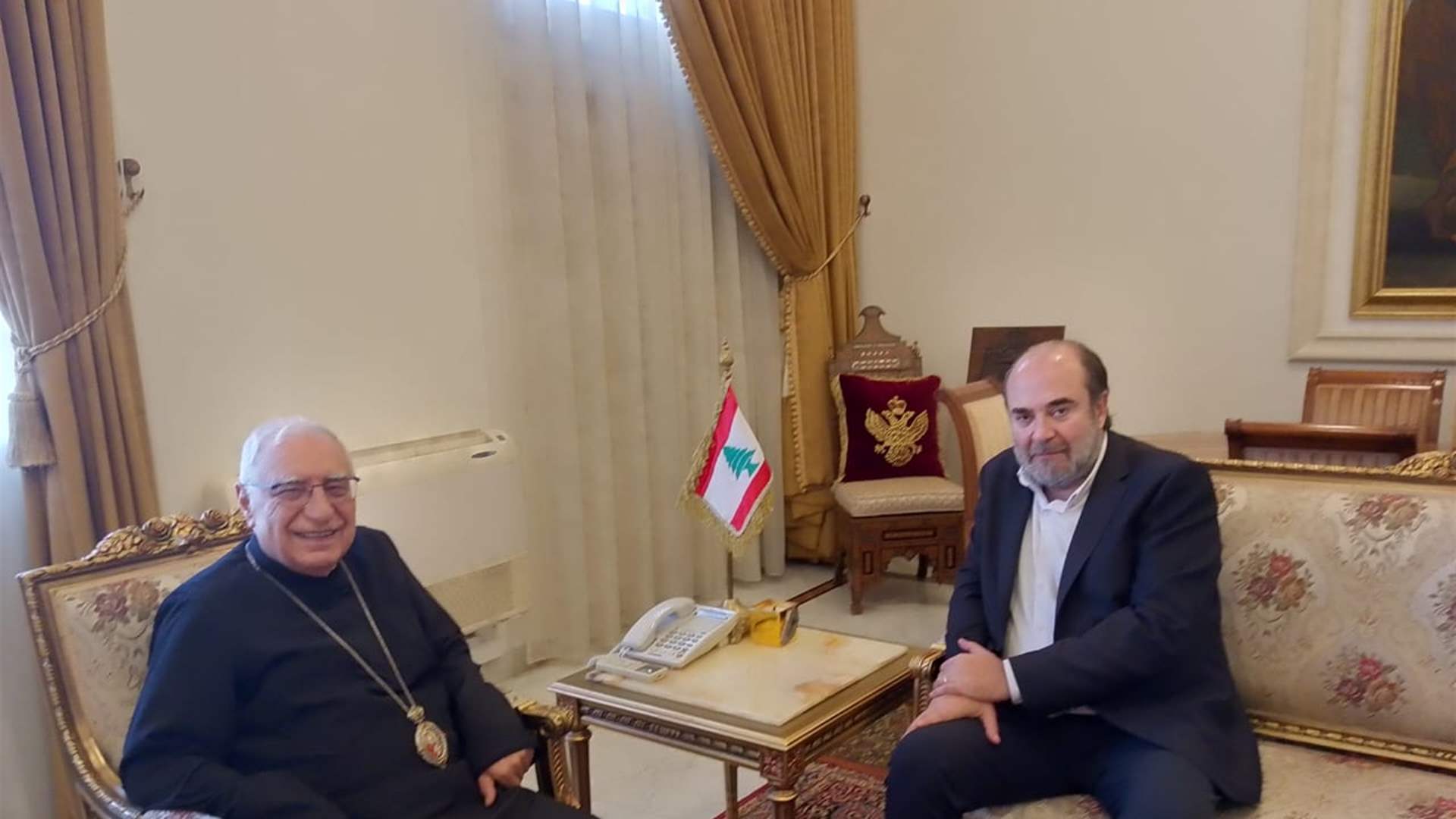 العبسي مستقبلا عقيص: لاجراء الانتخابات النيابية في موعدها 