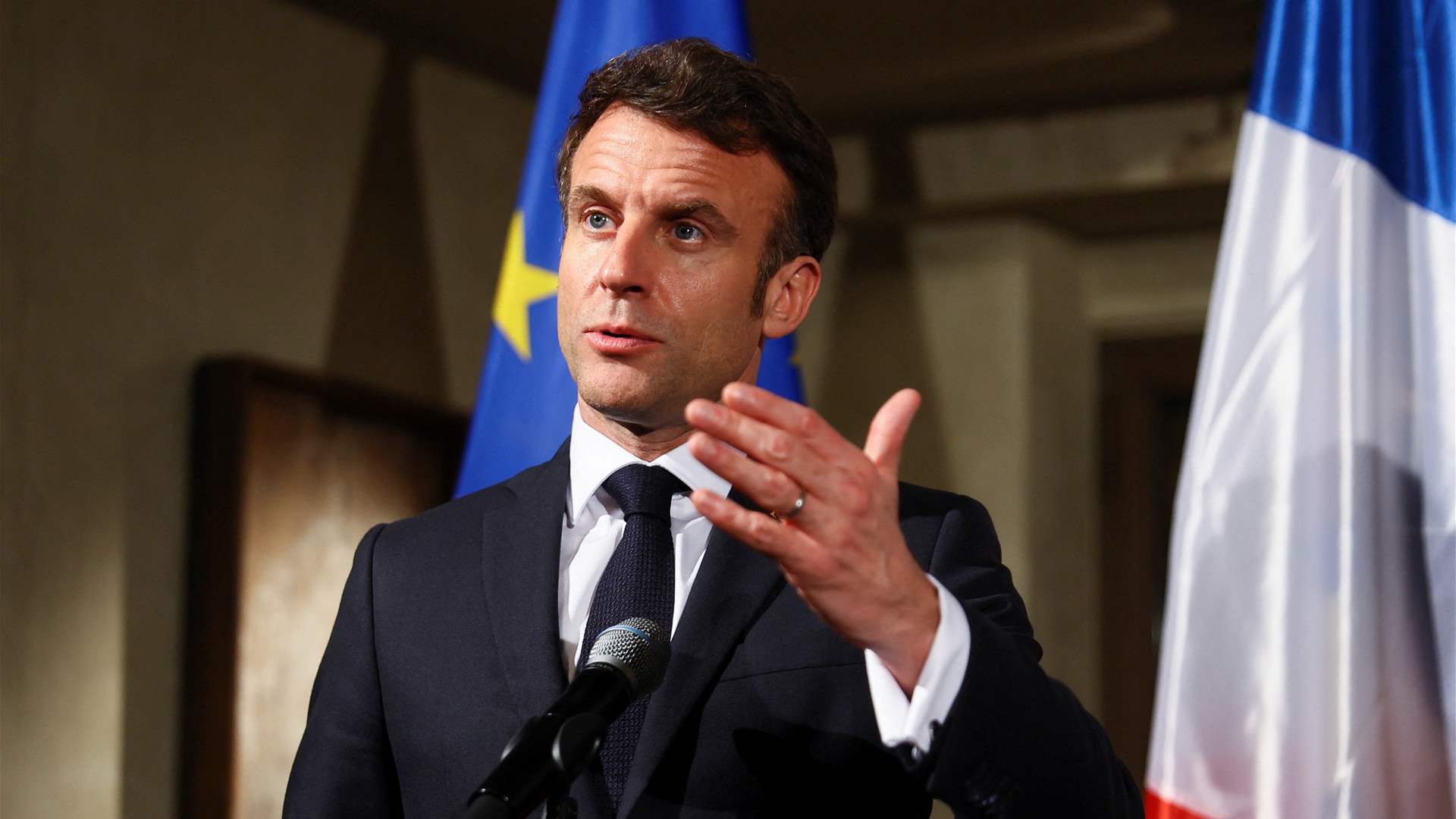 Macron urges Europe to &#39;increase pressure&#39; on Russia&#39;s shadow fleet
